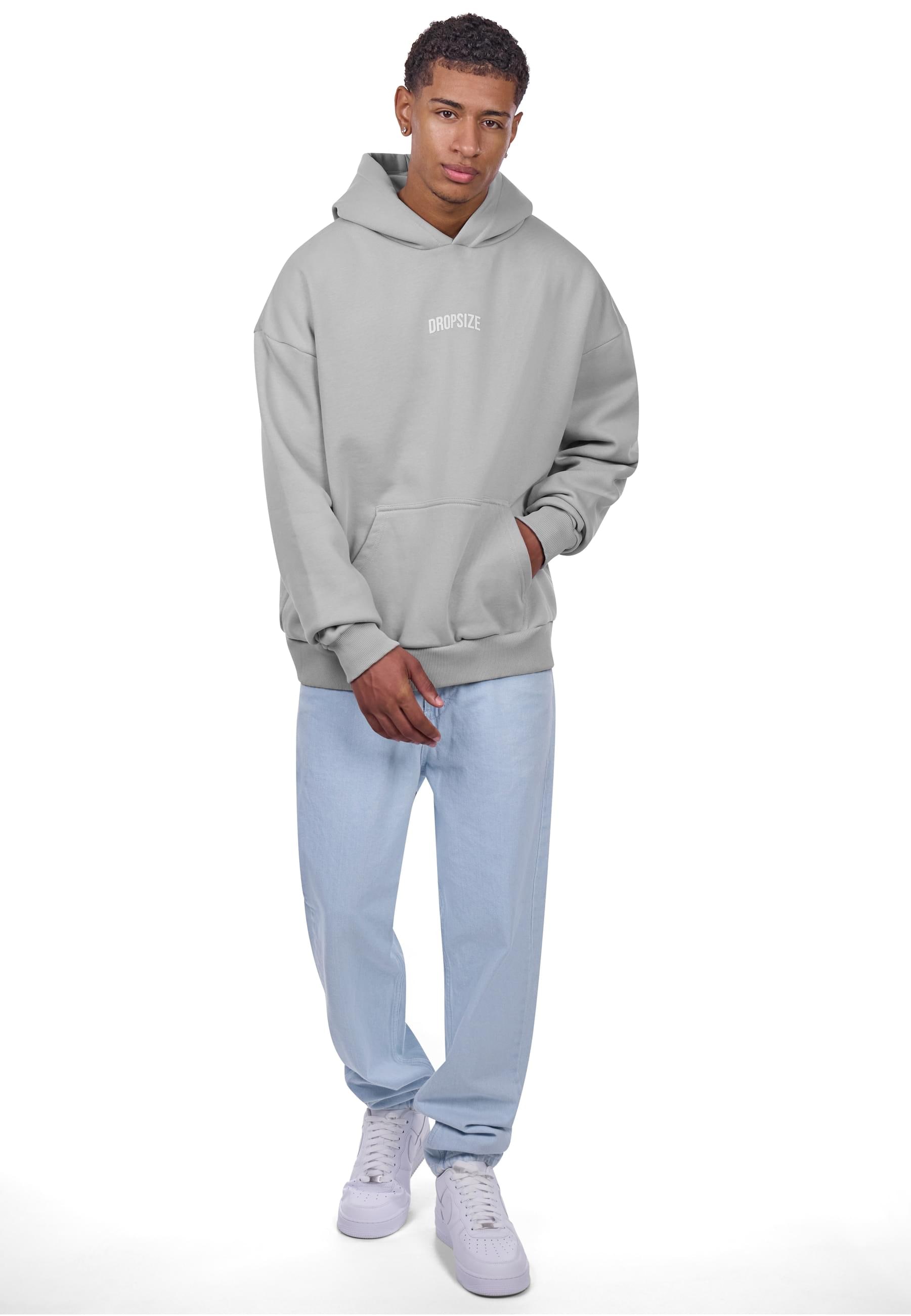 Dropsize Kapuzensweatshirt »Dropsize HEAVY OVERSIZE MIDDLE LOGO HOODIE«, (1 tlg.)