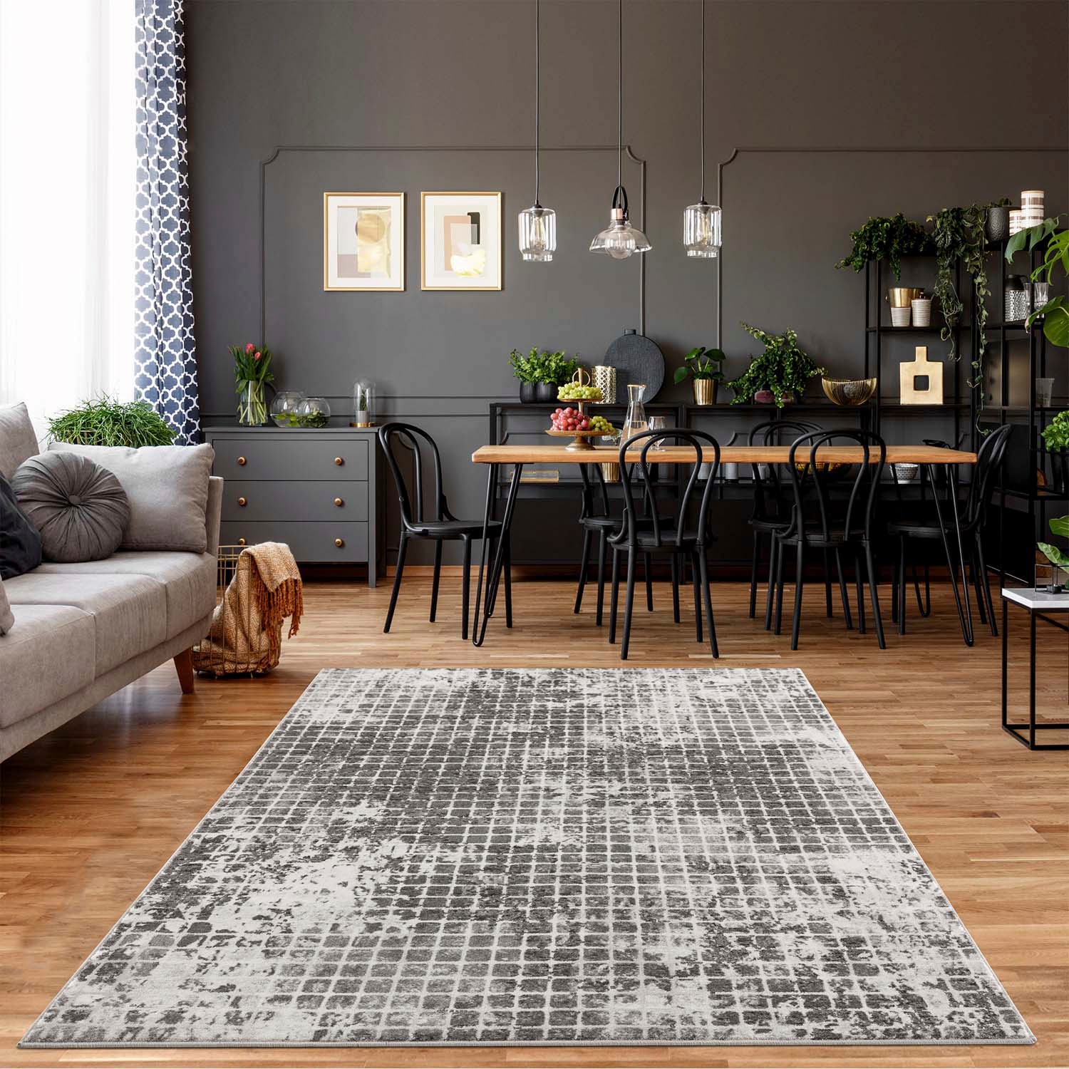 Carpet City Teppich »Noa 9328«, rechteckig, Kurzflor, Modern, Weicher For, Pflegeleicht