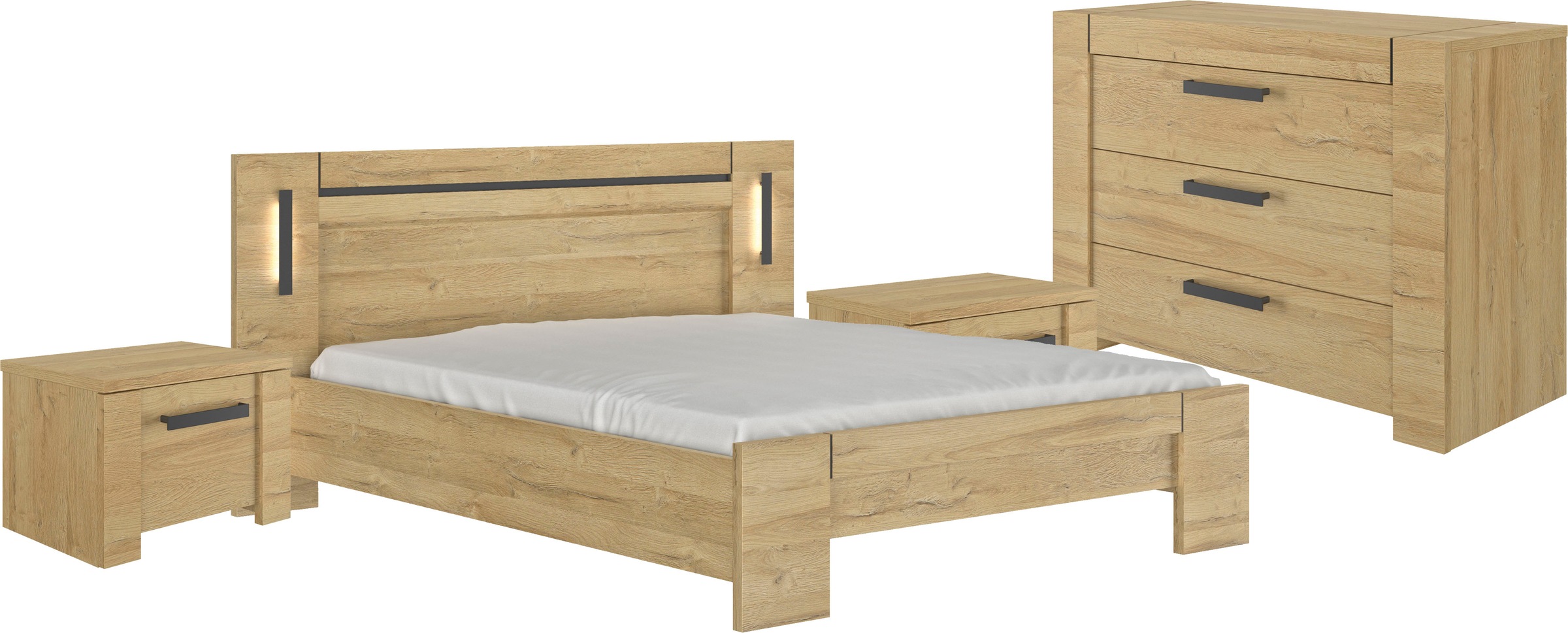 Gami Schlafzimmer-Set "Sofia" 4 Stk. tlg. günstig online kaufen