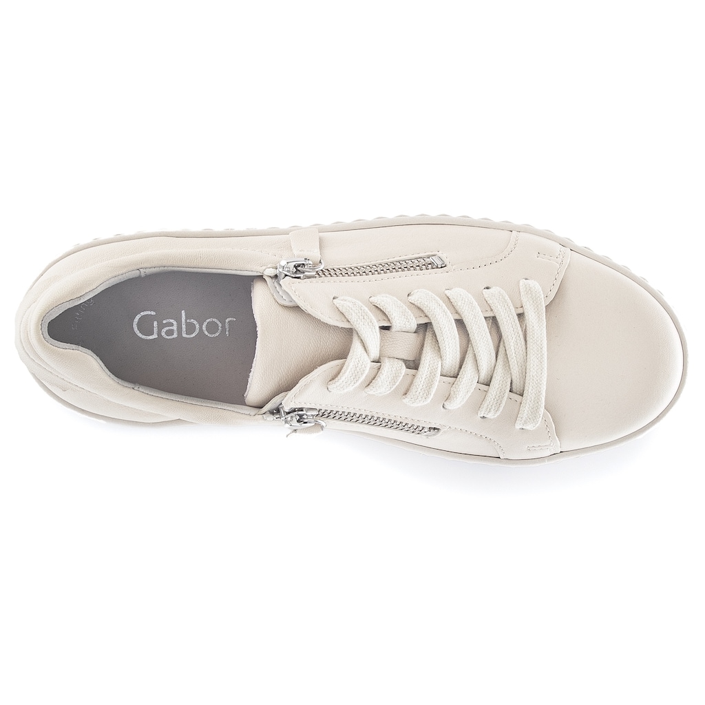 Gabor Plateausneaker, mit Gabor Best Fitting, Freizeitschuh, Halbschuh, Schnürschuh