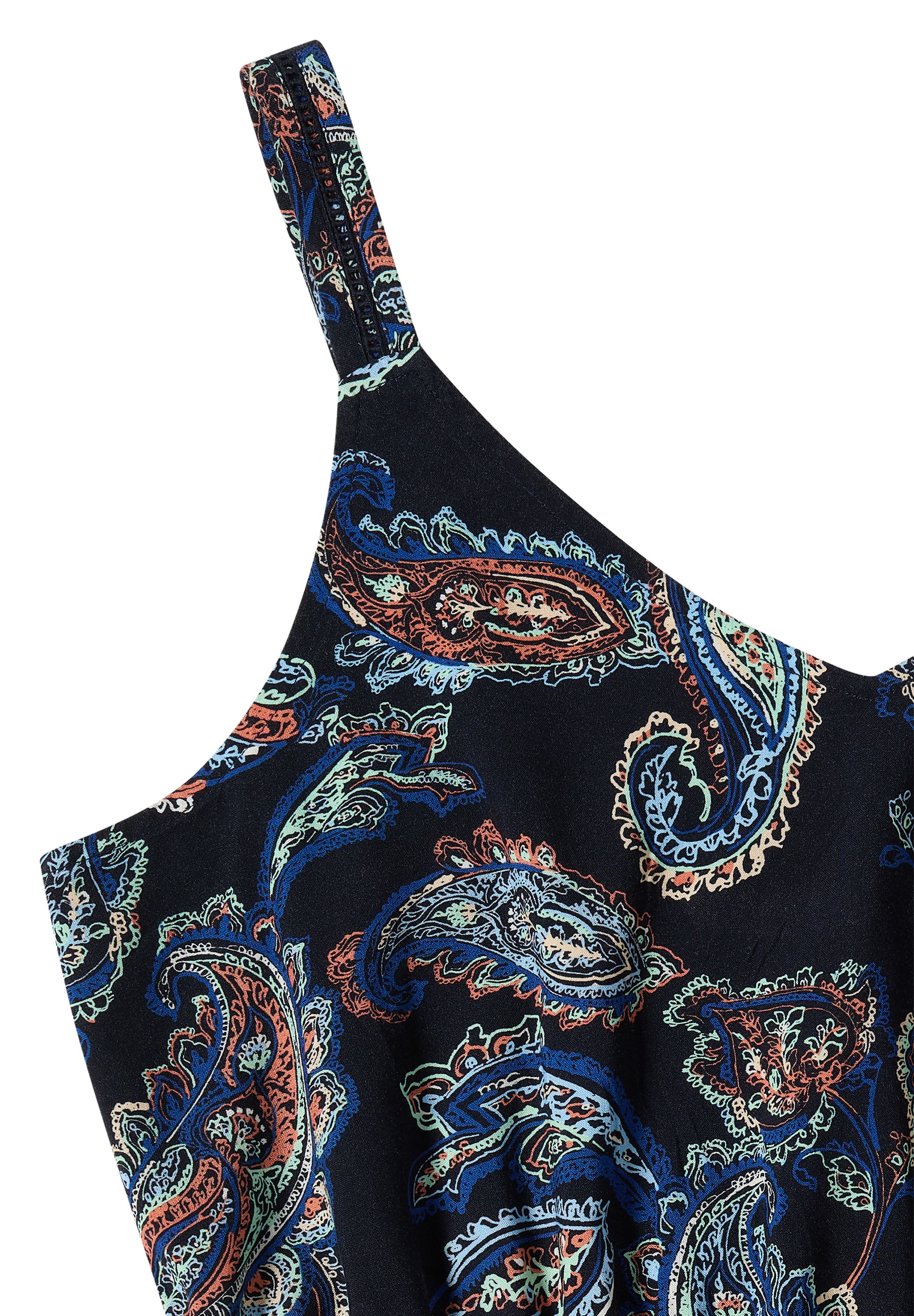 Cecil Maxikleid Eingrifftaschen aus Viskose