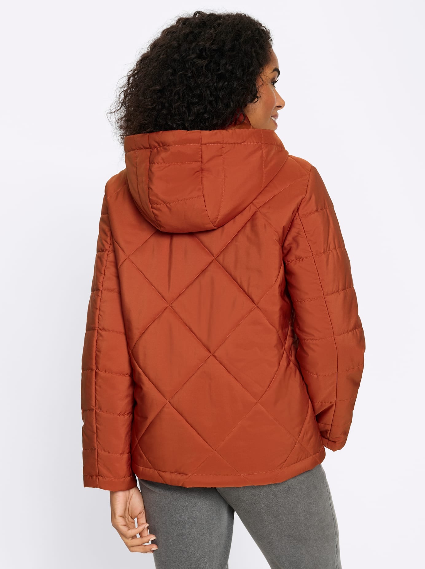 Classic Basics Steppjacke mit Kapuze
