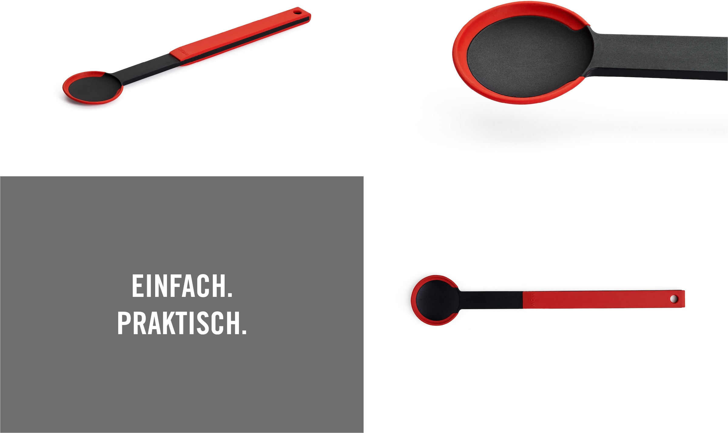 WOLL Kochlöffel »Cook it«, (1 tlg.), aus hochwertigem Kunststoff und Silikon