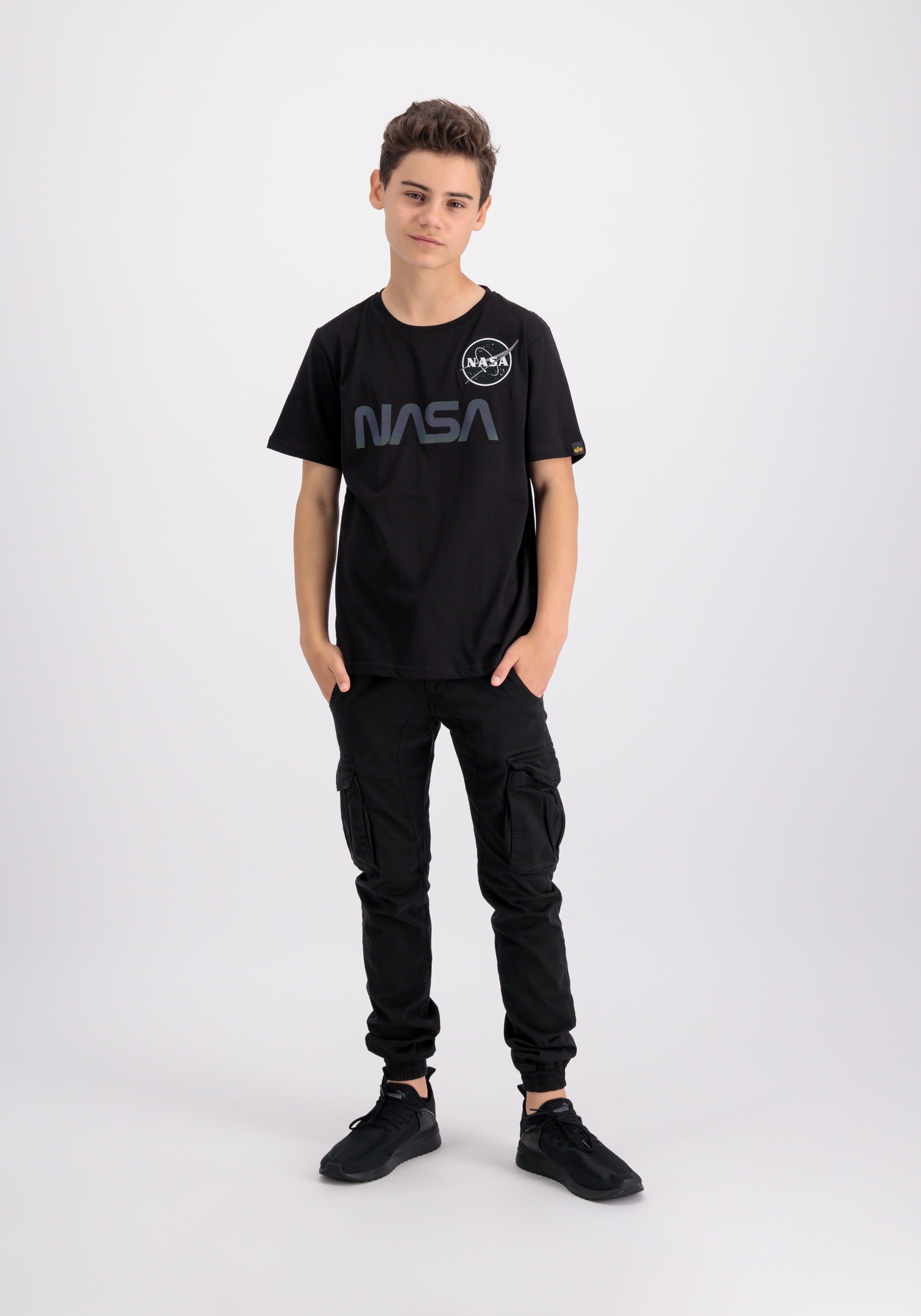 Thumbnail - Alpha Industries T-Shirt "NASA Rainbow Refl. T Kids"