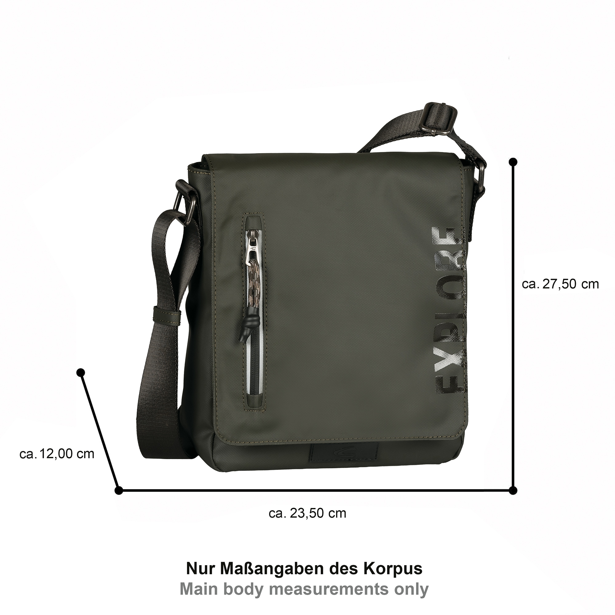 camel active Umhängetasche »Explore« Unisex Schultertasche im Outdoor-Casual-Wear Look