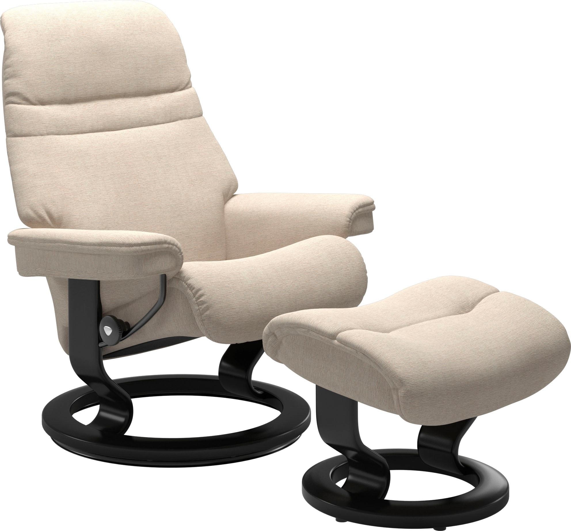 Stressless Fußhocker "Sunrise", mit Classic Base, Gestell Schwarz