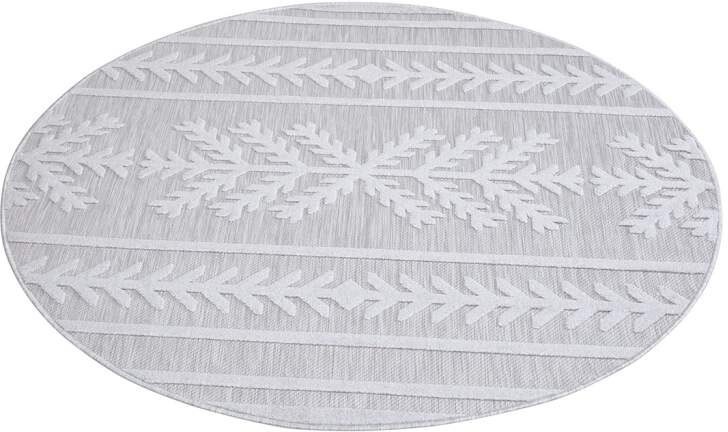 Carpet City "In-& Outdoorteppich Santorini 411, 3D-Effekt, Boho-Optik" rund günstig online kaufen