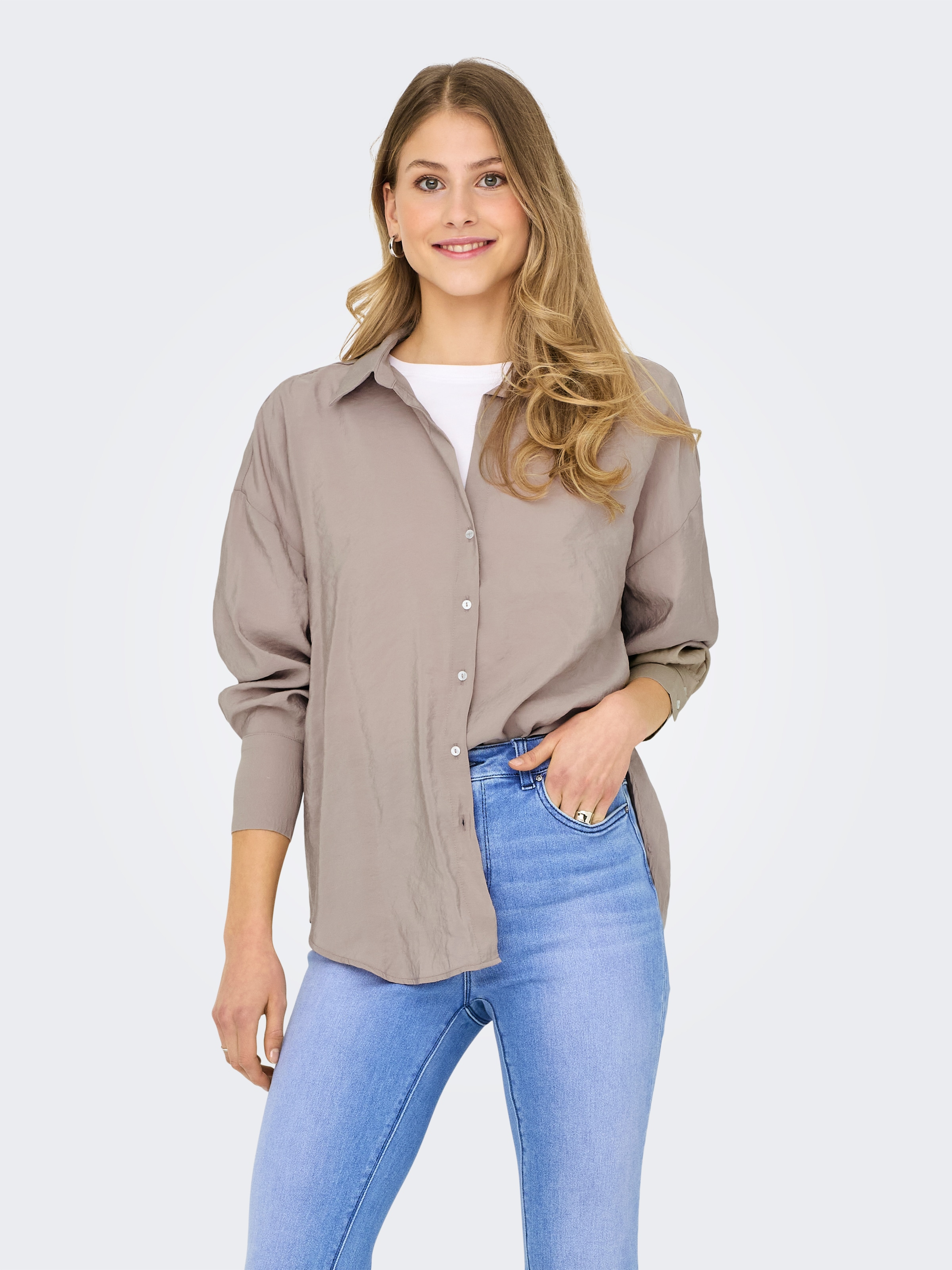 ONLY Hemdbluse "ONLZAZIMA L/S LOOSE SHIRT WVN NOOS" günstig online kaufen