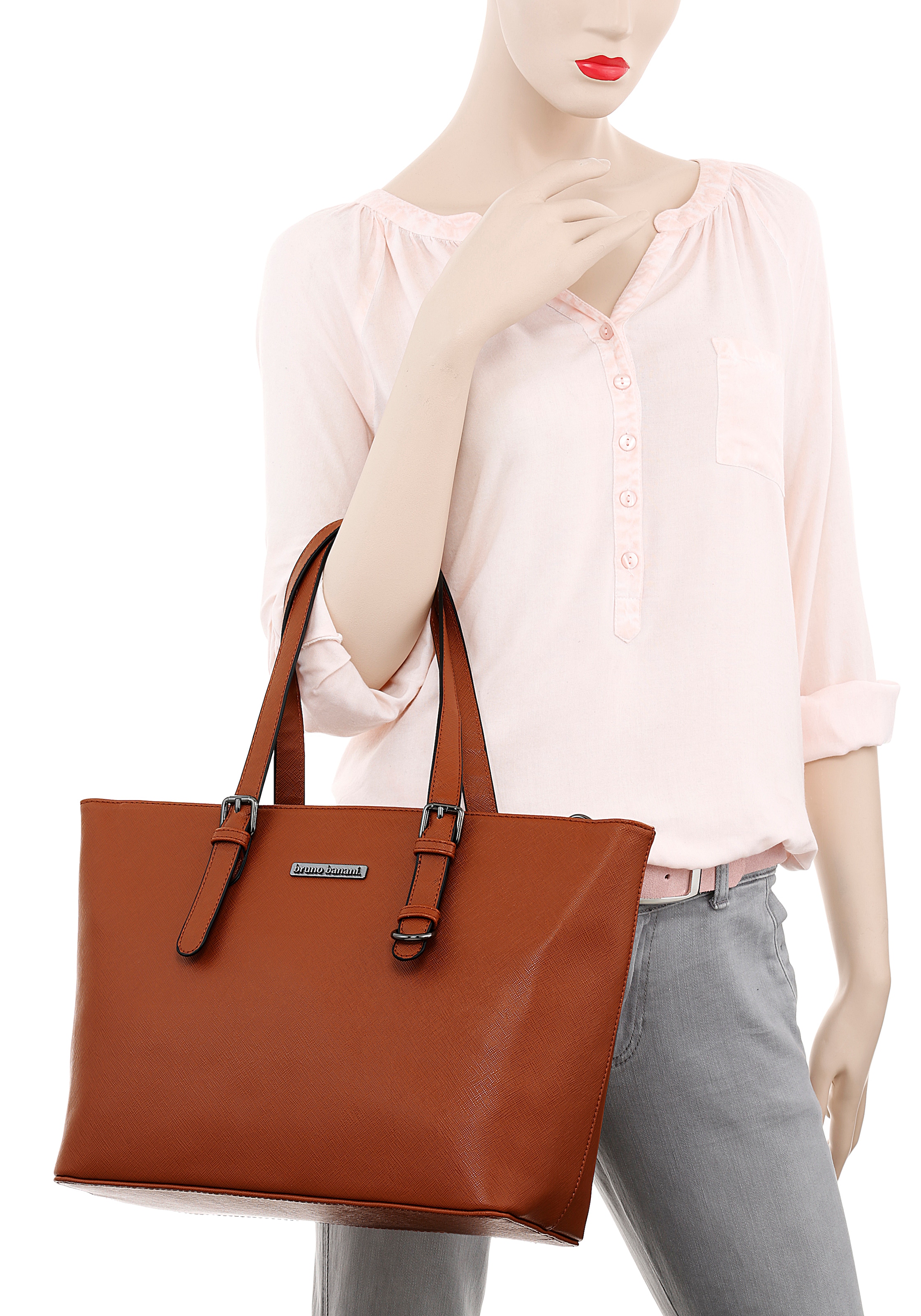 Bruno Banani Shopper, Schultertasche Handtasche Damen Umhängetasche Henkelt günstig online kaufen