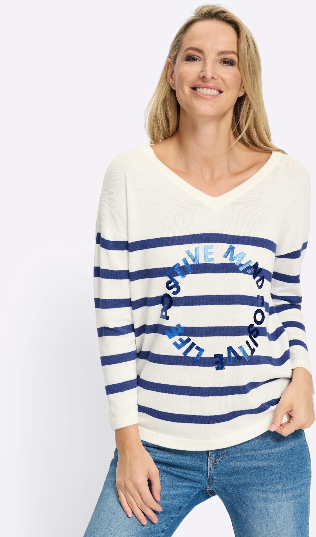 heine V-Ausschnitt-Pullover "Pullover" günstig online kaufen