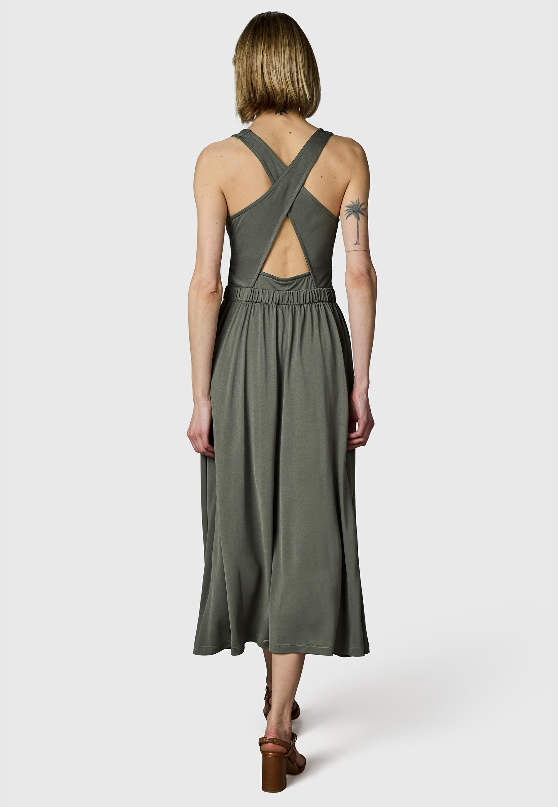 Ragwear Shirtkleid »Mauglia YOUMODO« Eingrifftaschen Sommerkleid mit Trägern und Taillenzugband