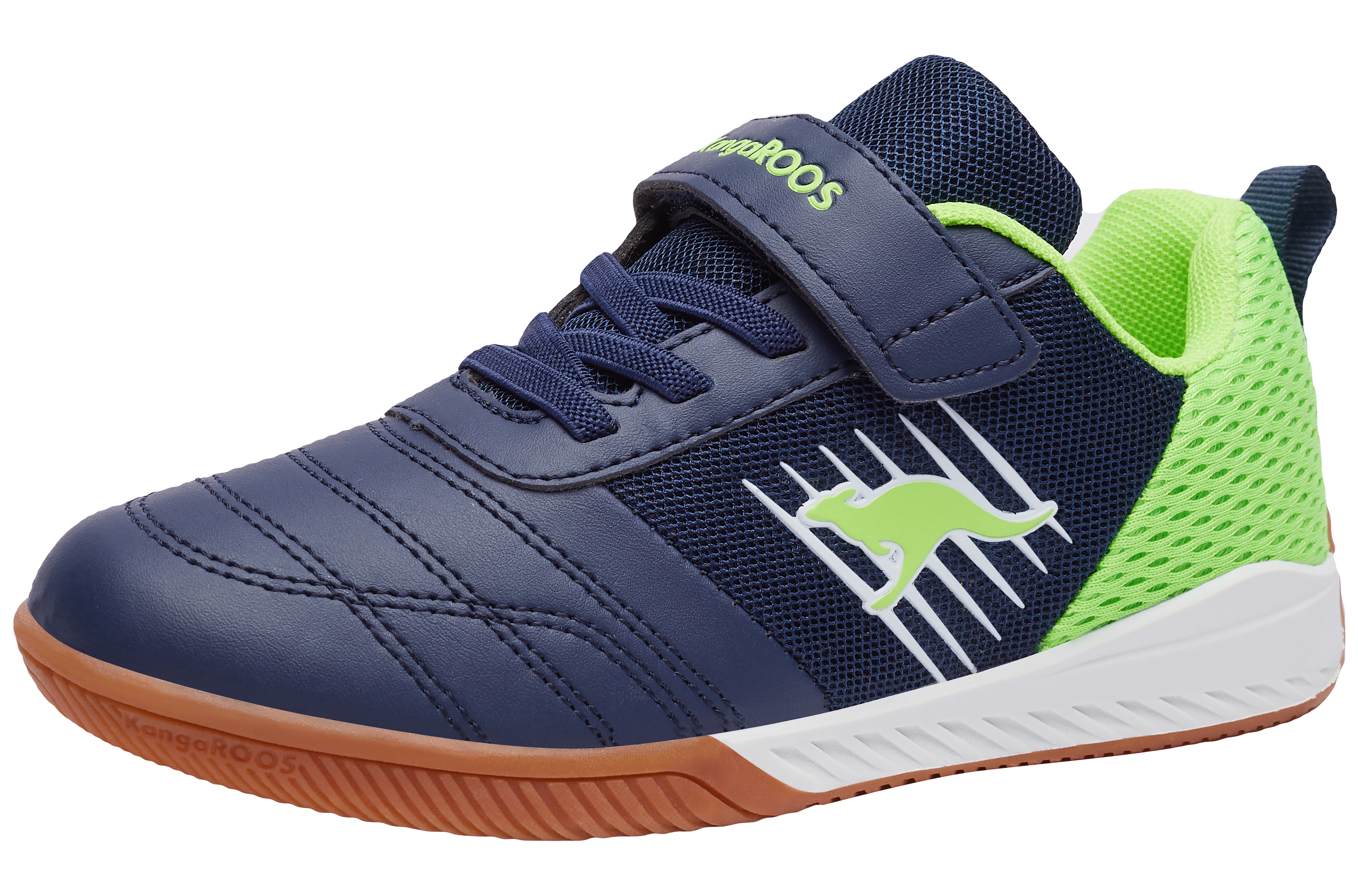 KangaROOS Hallenschuh "K5-SUPER COURT EV" Indoor Sportschuhe für Kinder und Jugendliche, mit Klettverschluss