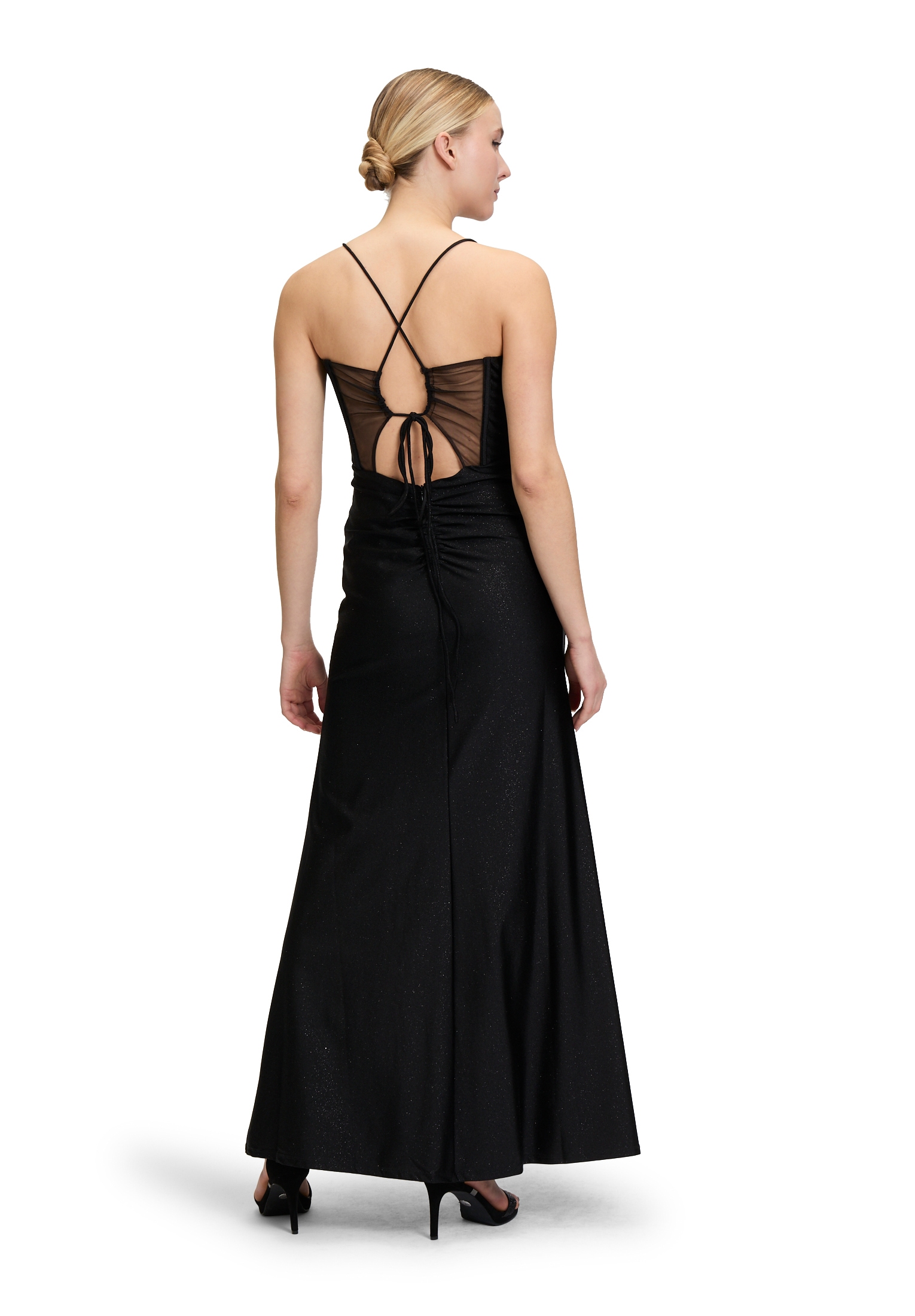 Vera Mont Abendkleid »Vera Mont Abendkleid im Glitzer-Look«, Wickel-Design