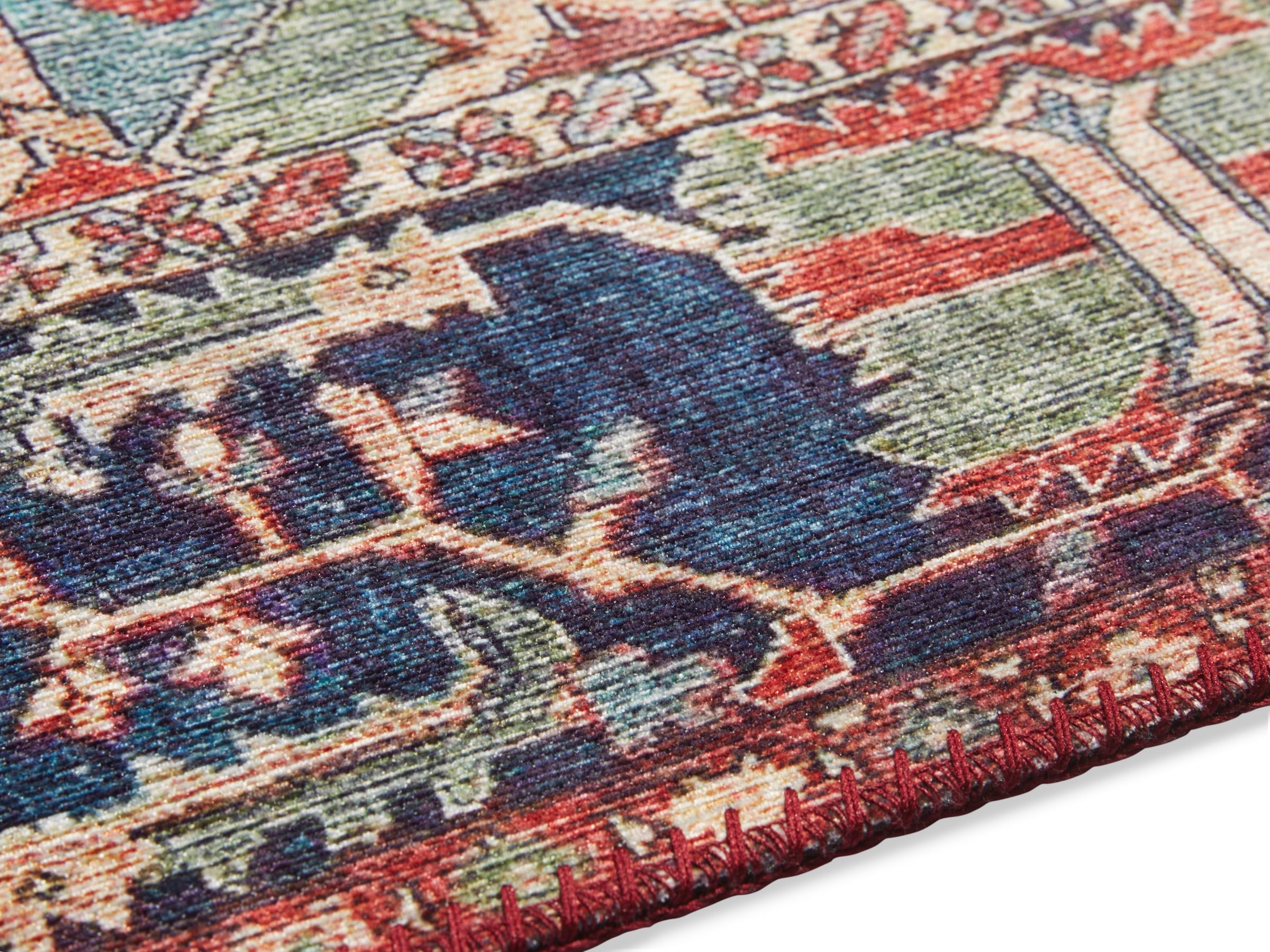 ELLE DECORATION Teppich »Hamadan«, rechteckig, 5 mm Höhe, Orientalisch, Läufer, Kurzflor, Wohnzimmer, Schlafzimmer, Esszimmer