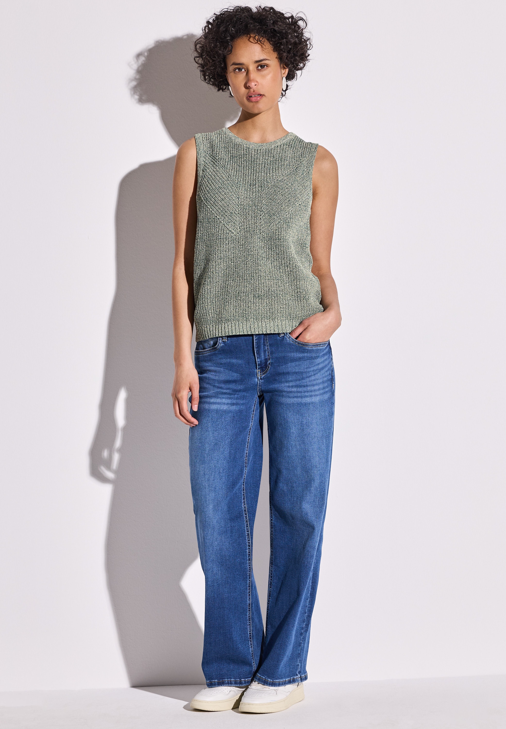 STREET ONE Strickpullover, im soften Baumwoll-Mix