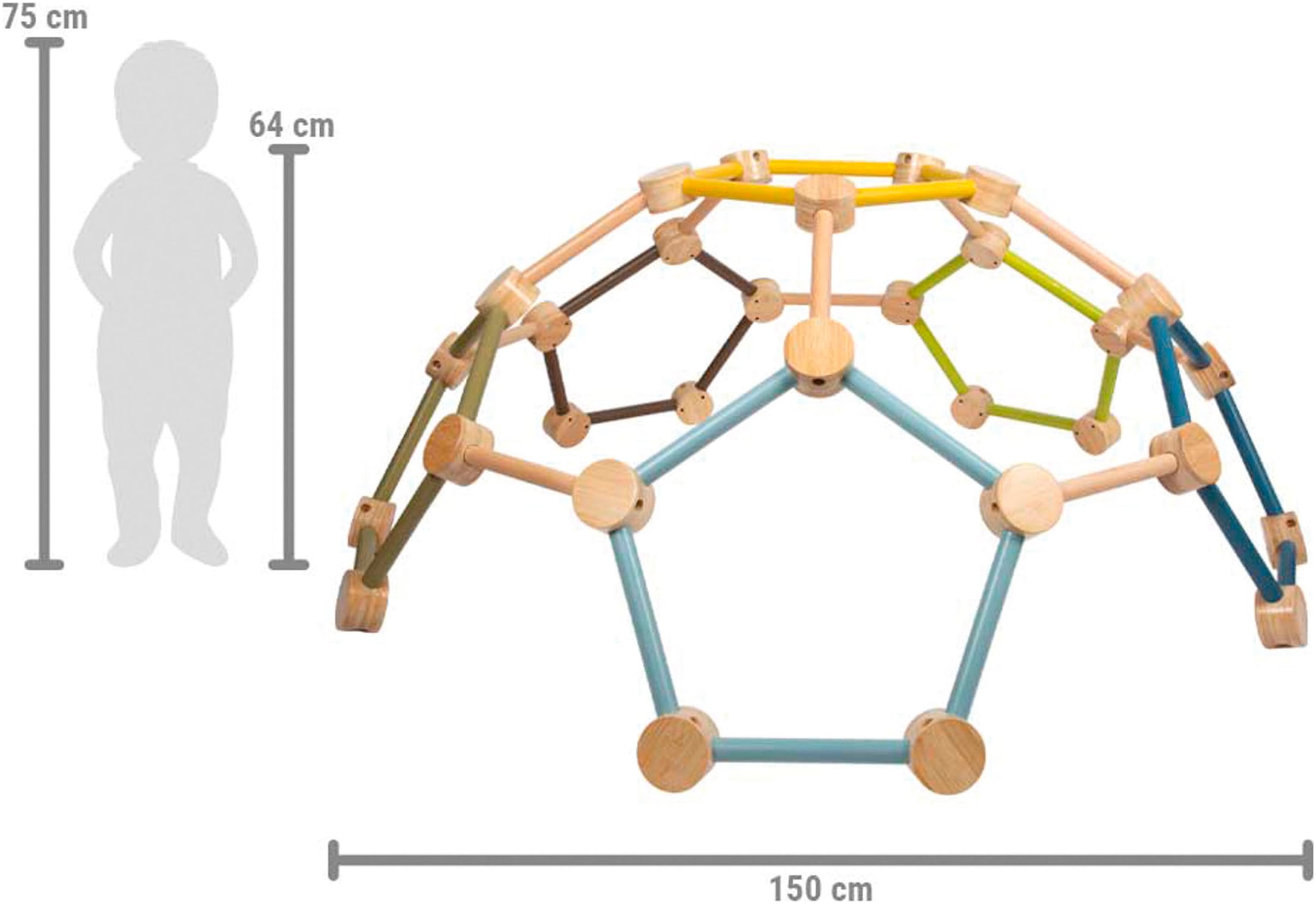 Small Foot Klettergerüst »Kletterkuppel Adventure«, aus Holz