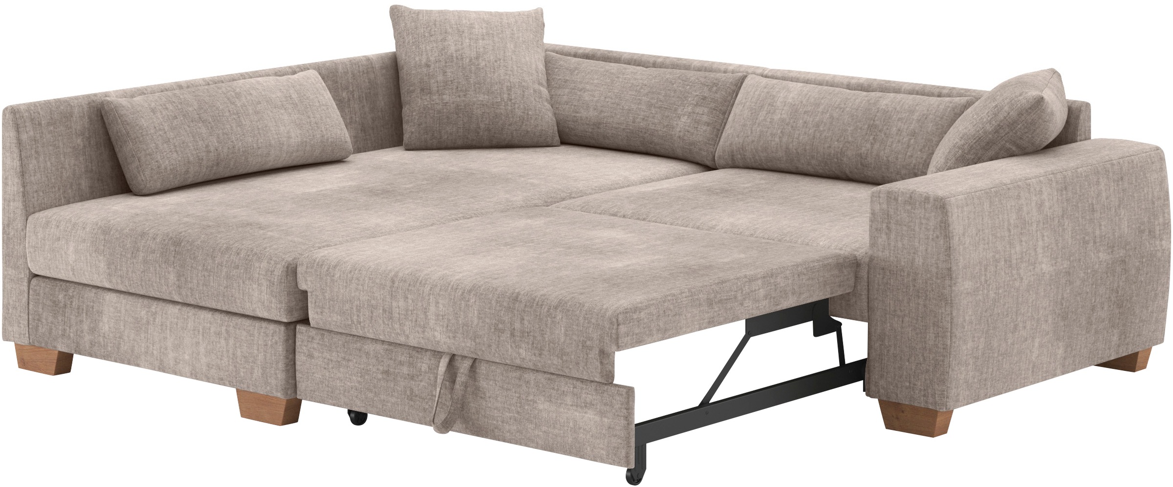 Thumbnail - Mr. Couch Ecksofa "Hilla L-Form, bis 140 kg belastbar", mit Taschenfederkern, wahlweise mit Bettfunktion