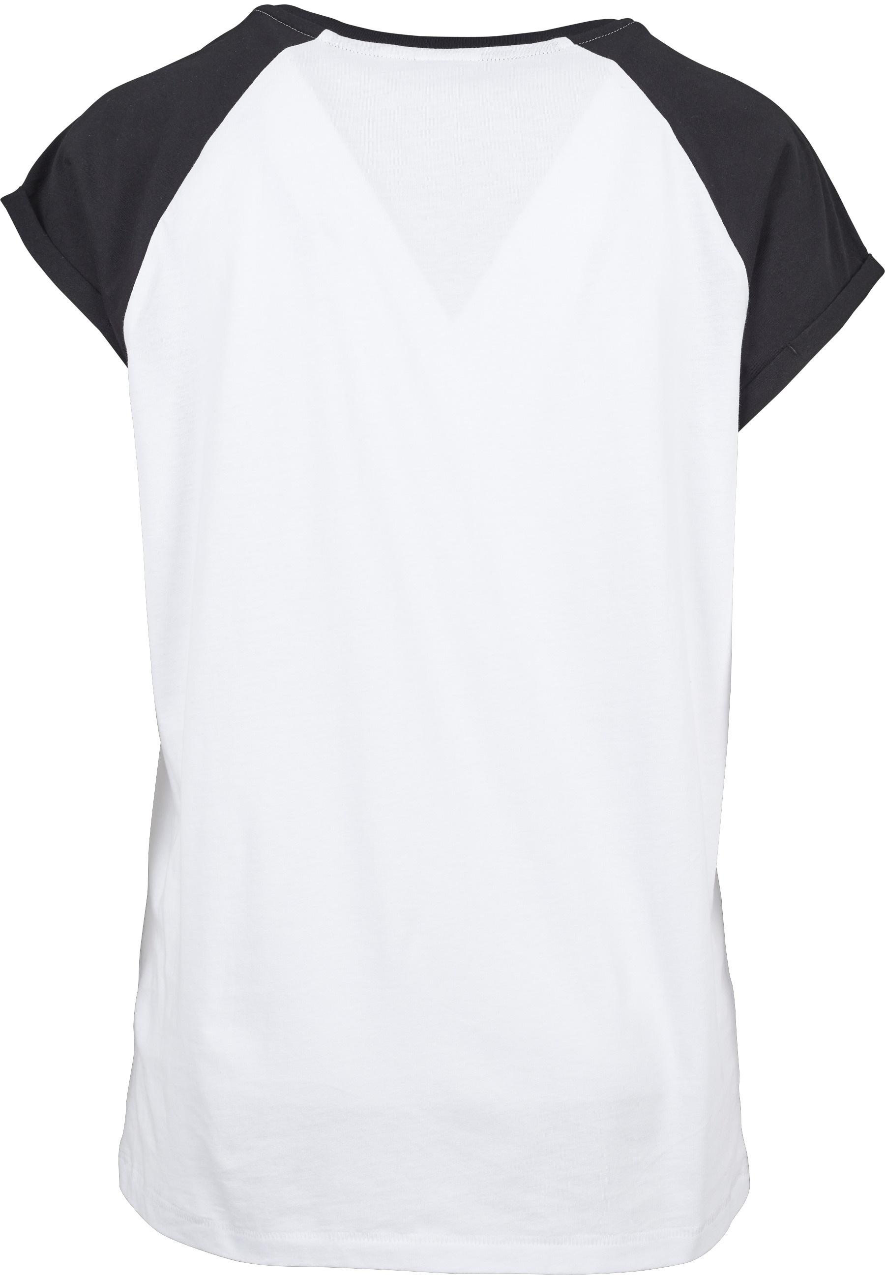 URBAN CLASSICS Kurzarmshirt "Urban Classics Damen Ladies Contrast Raglan Te günstig online kaufen