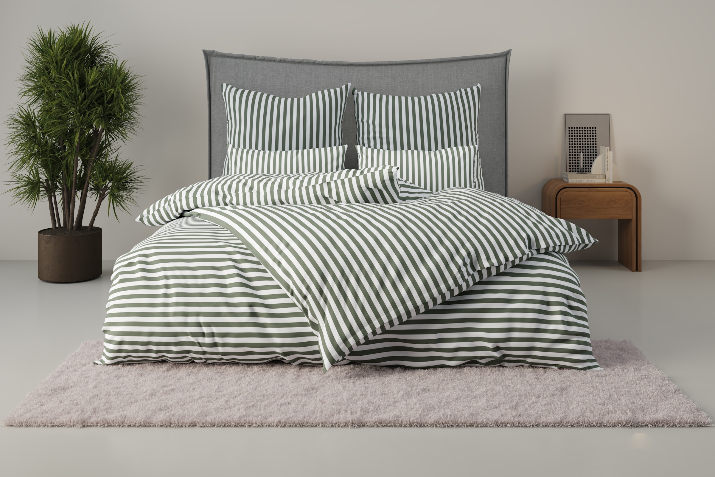 LeGer Home by Lena Gercke Bettwäsche "Linnea" 2 Stk. tlg. aus 100% Baumwoll günstig online kaufen