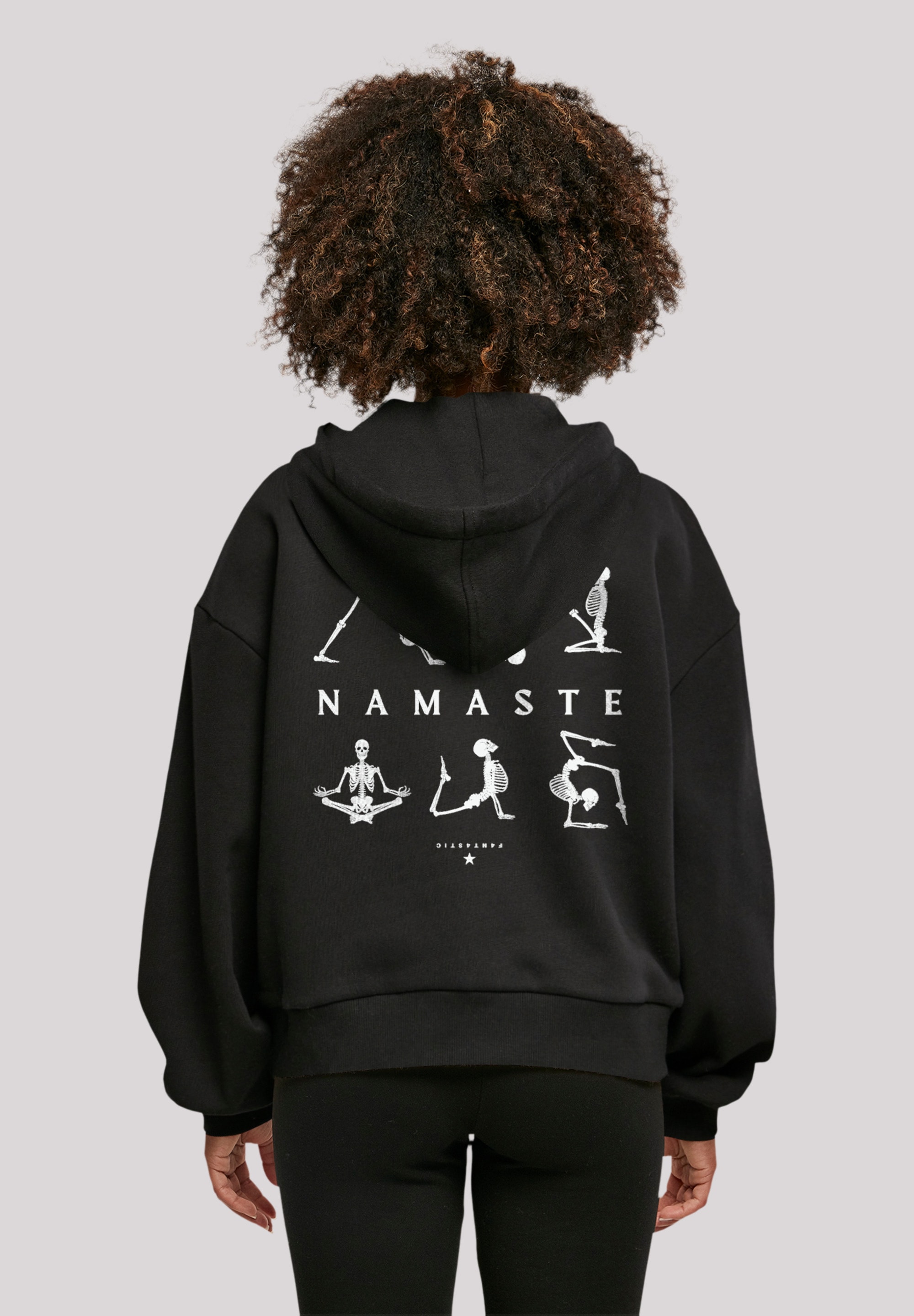 Sweatshirt »Namaste Yoga Skelett Halloween«, Print