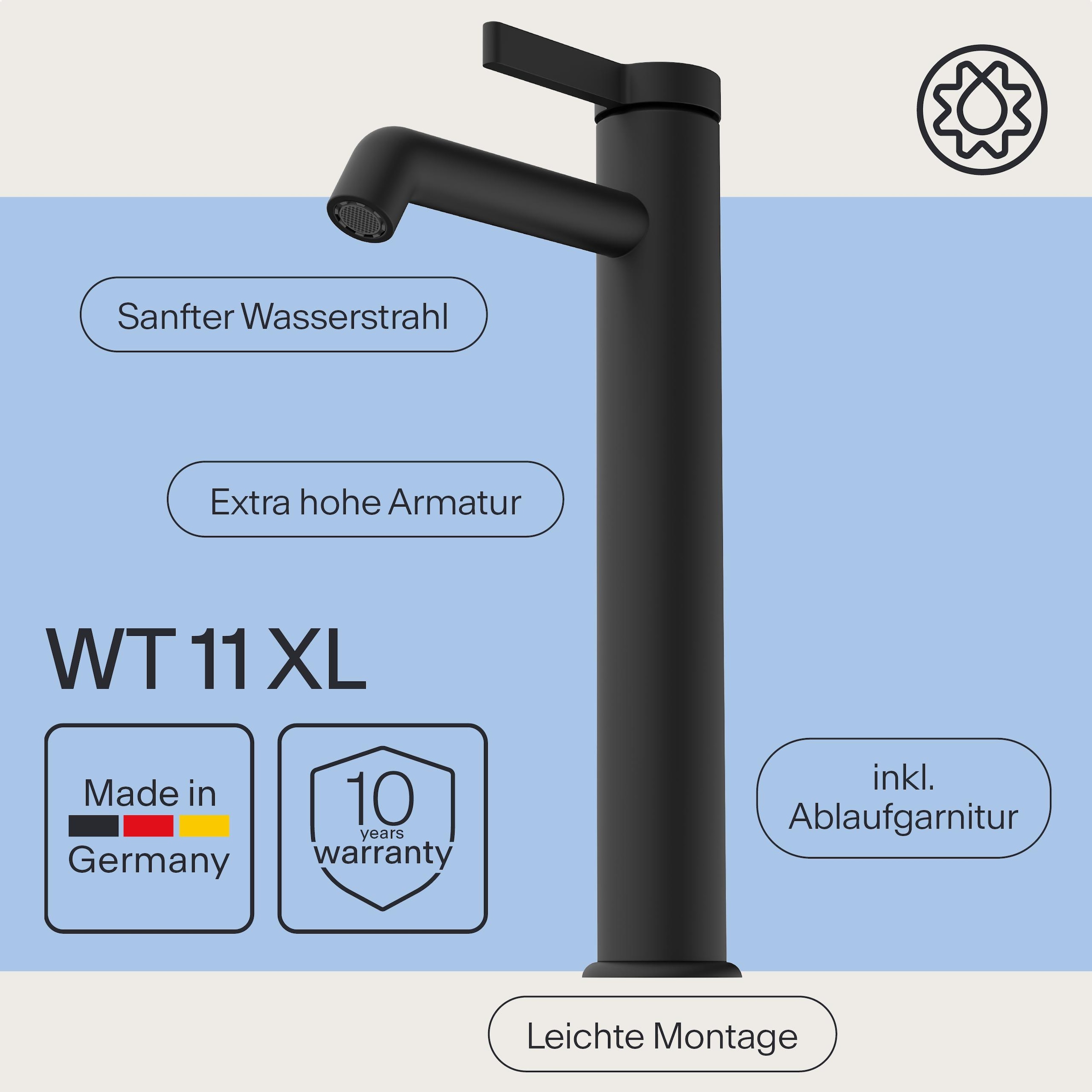 WASSERWERK Waschtischarmatur »WT 11« inkl. Popup, wassersparend