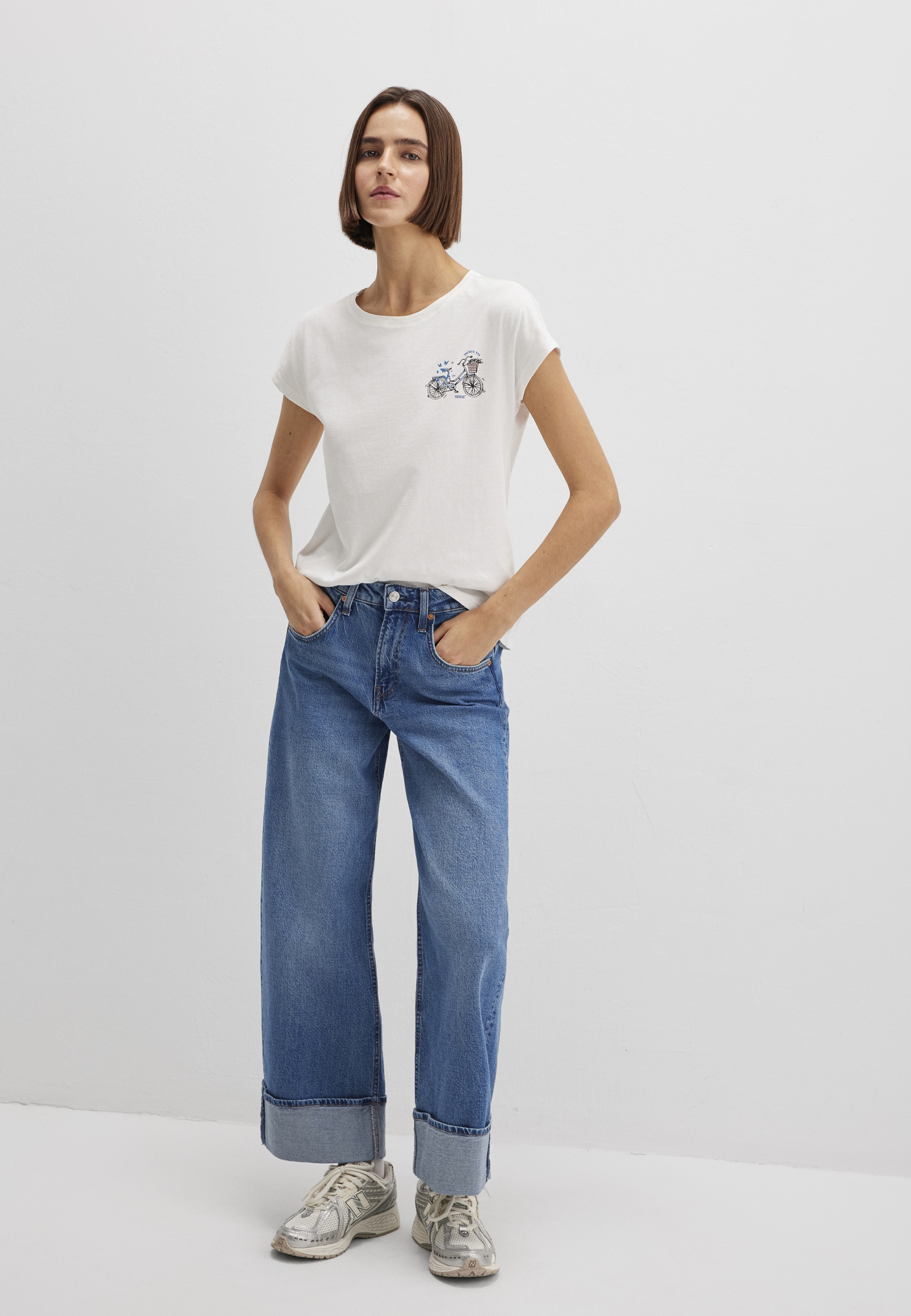 Mavi T-Shirt »CREW NECK GRAPHIC T-SHIRT« T-Shirt mit Print