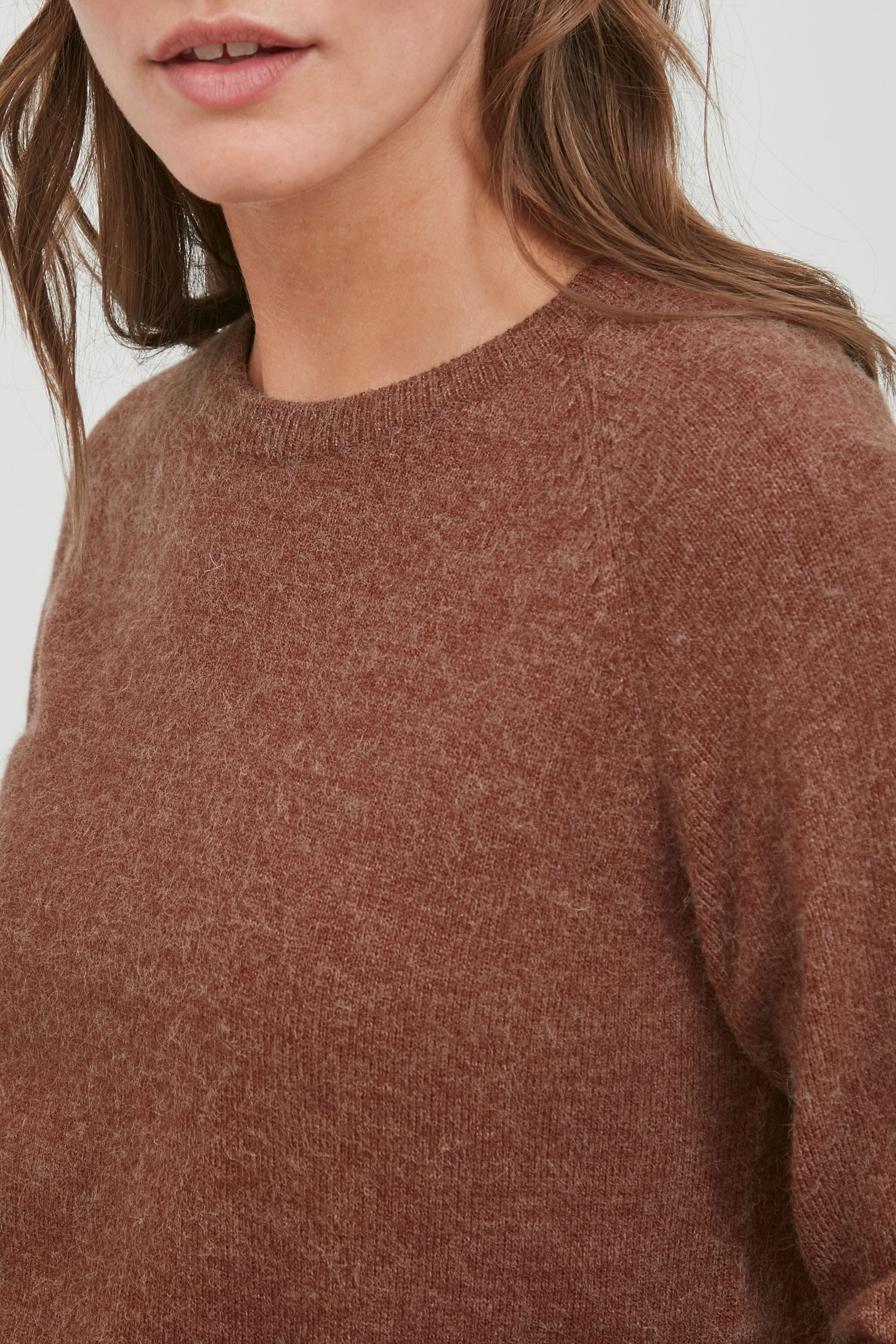 OXMO Strickfleece-Pullover »Strickpullover OXMaria«