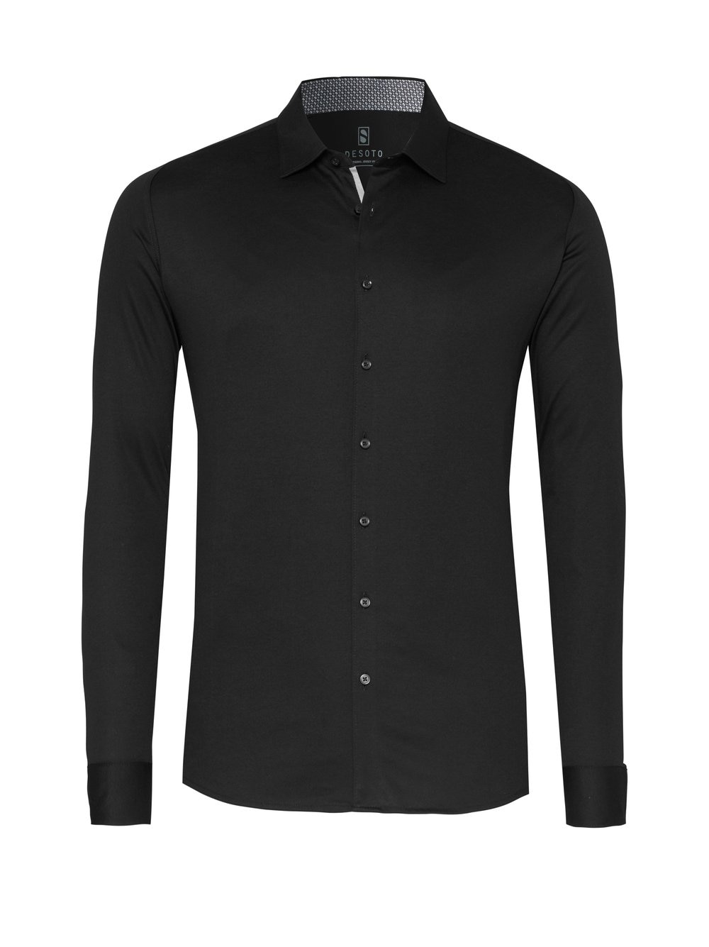 DESOTO Langarmhemd »Jerseyhemd Casual Kent«