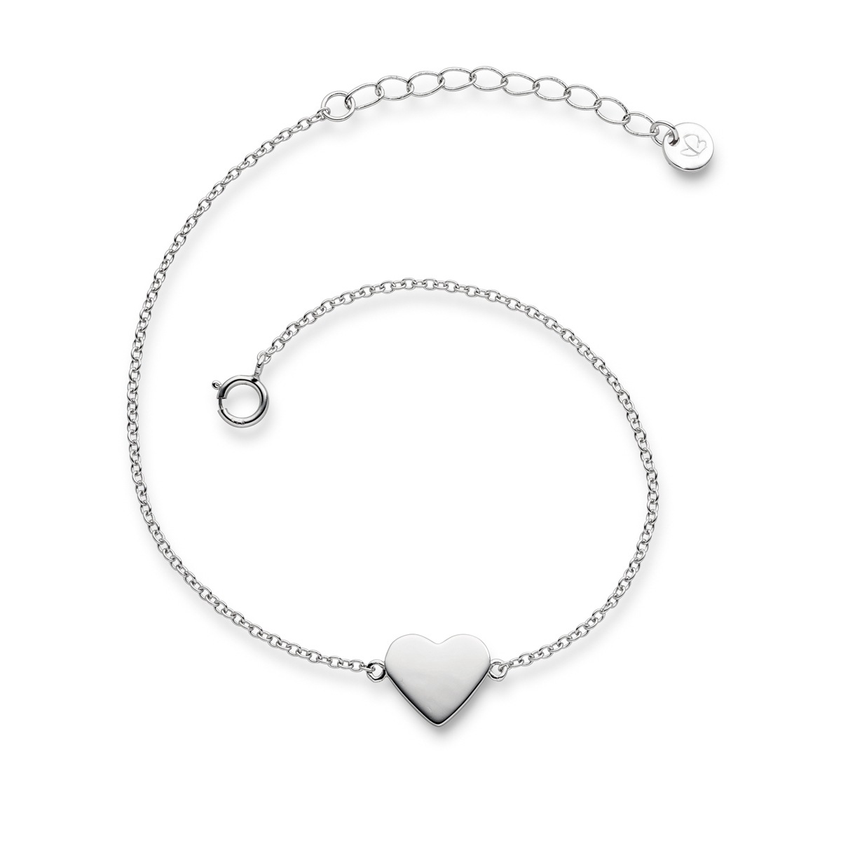 Damen Gliederarmband "X962", Silber 925 (Sterlingsilber), silber, GLANZSTÜCKE MÜNCHEN, Silber 925 (Sterlingsilber), Armbänder, aus Sterling Silber