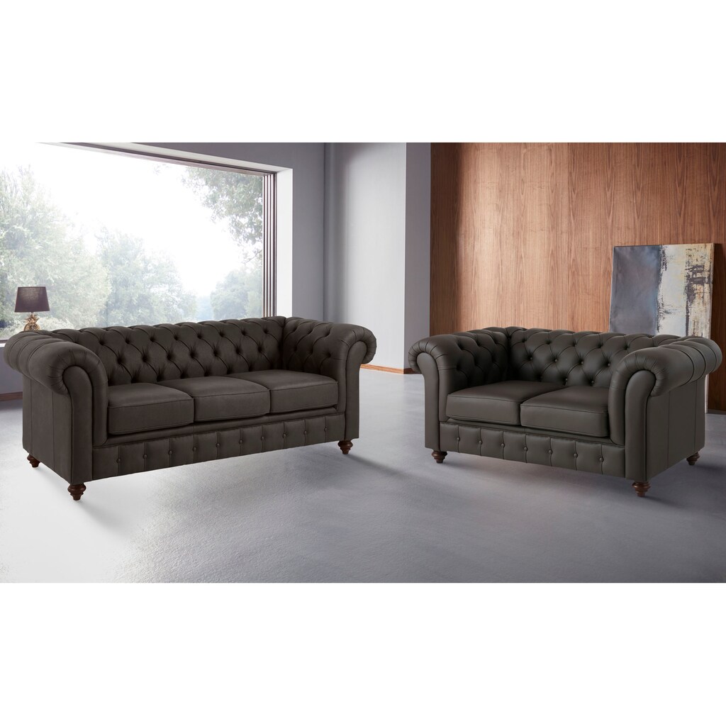 Home affaire Sitzgruppe »Chesterfield«, (2 tlg.)