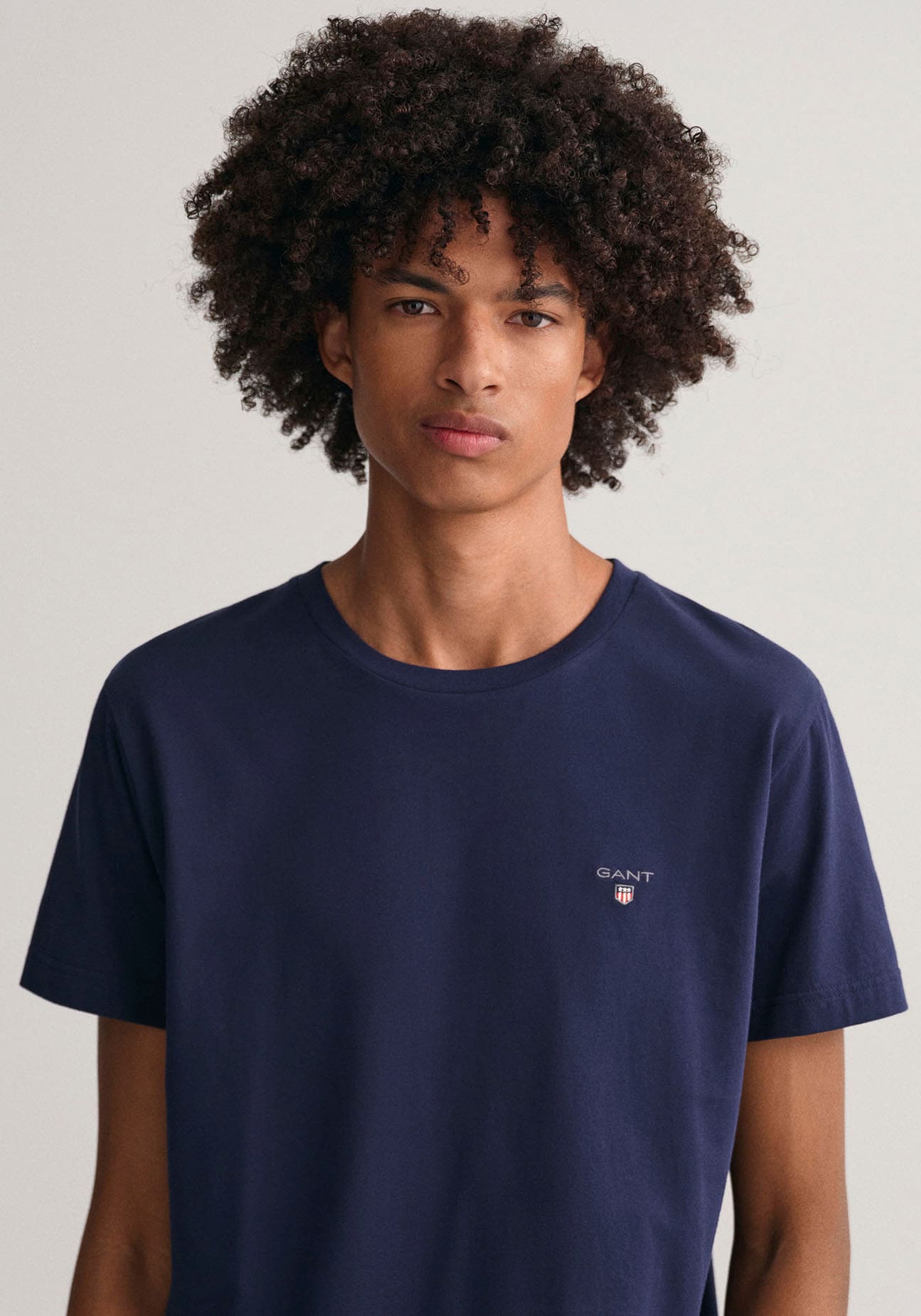 Kontrast-Logostickerei T-Shirt kleiner | Gant »ORIGINAL T-SHIRT«, BAUR mit SS für ▷