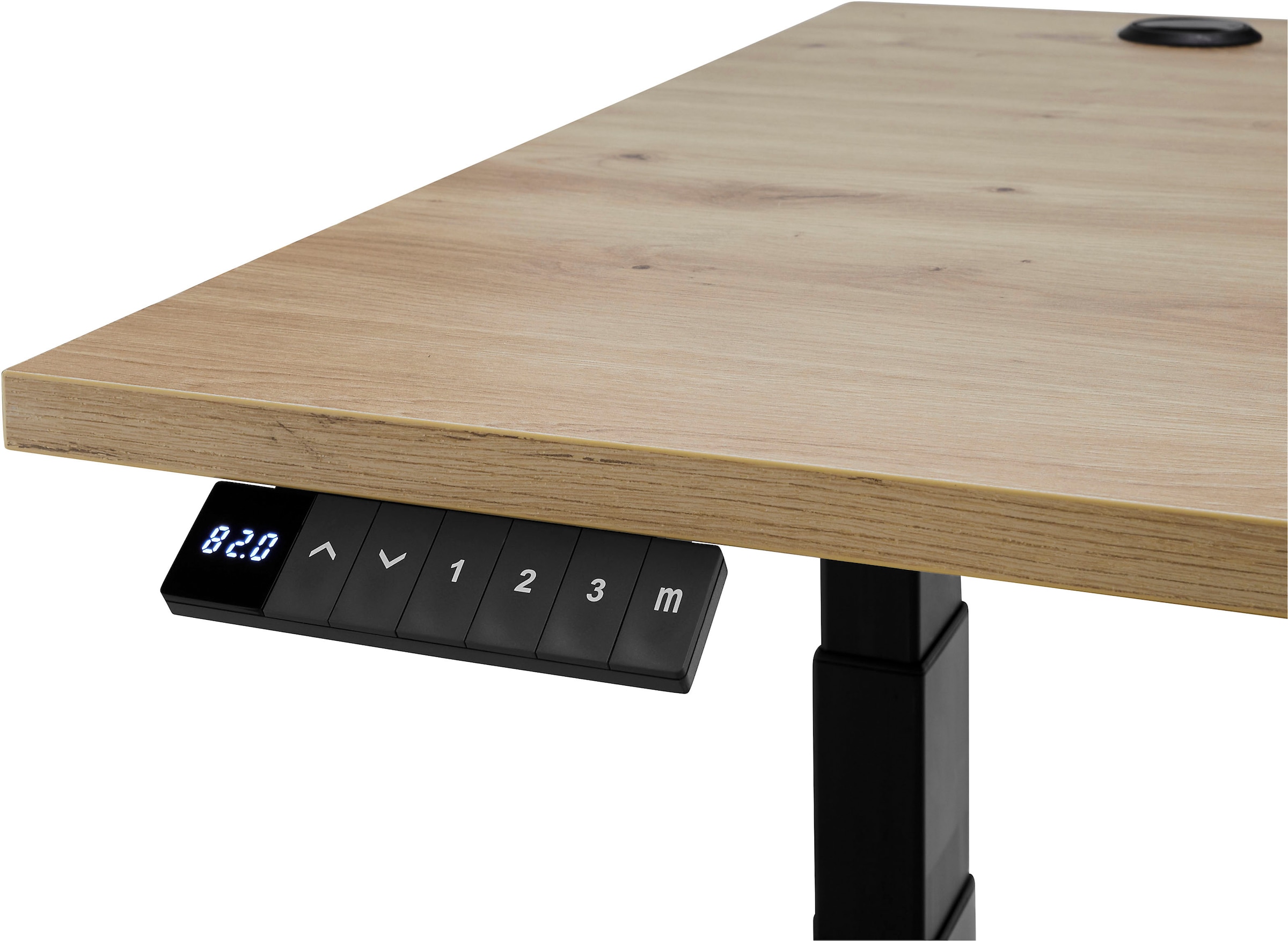 BEGA OFFICE Eckschreibtisch »Ben«, (1 St.), elektrisch höhenverstellbarer Desk mit 4 Memory Tasten, 180x177 cm