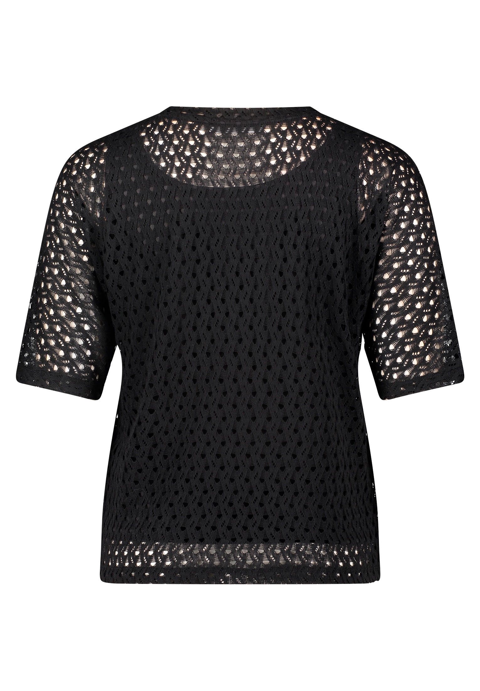 Betty&Co Kurzarmshirt »Betty & Co Damen Sweatpullover mit Fledermausärmeln«, (1 tlg.), Struktur