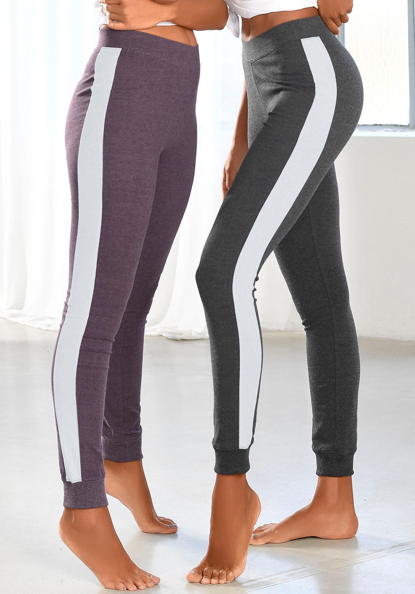 Arizona Leggings (2er-Pack) su platus Streifen...