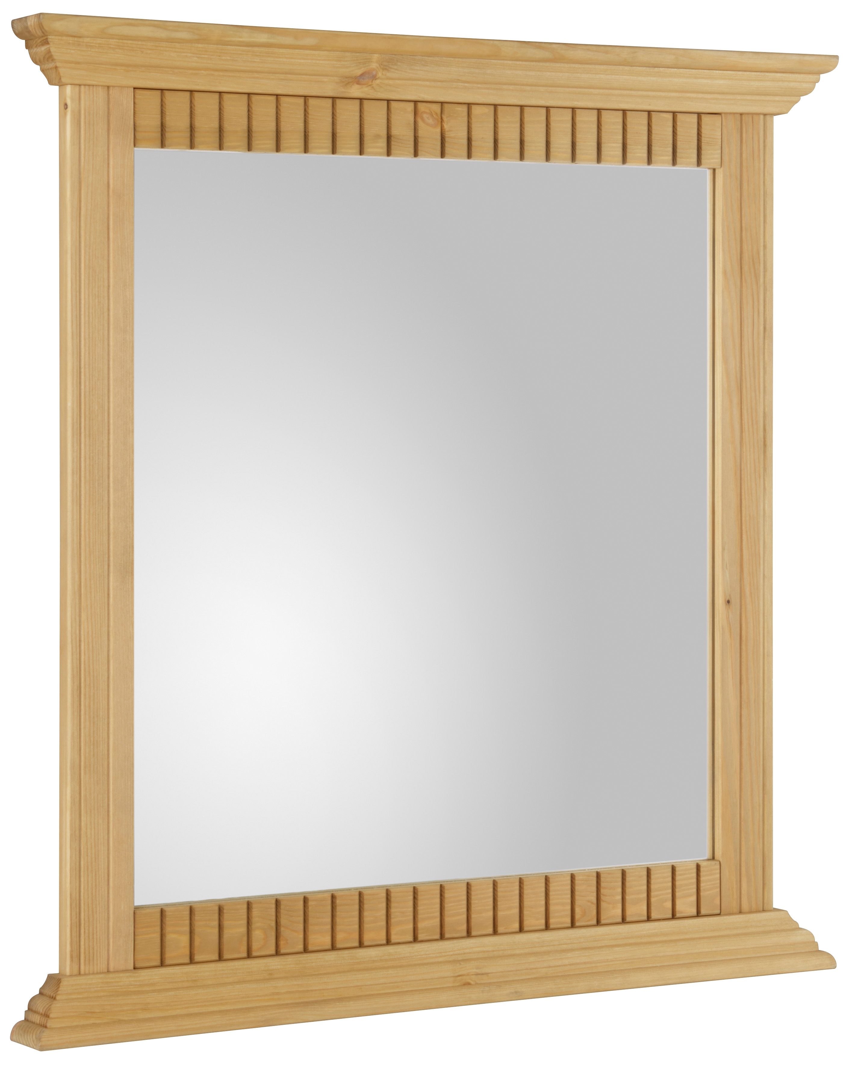 OTTO home Spiegel "Rustic, Garderobenspiegel, Landhausstil" Rahmen in Kiefer massiv, Breite 78 cm, mit Zierfräsungen