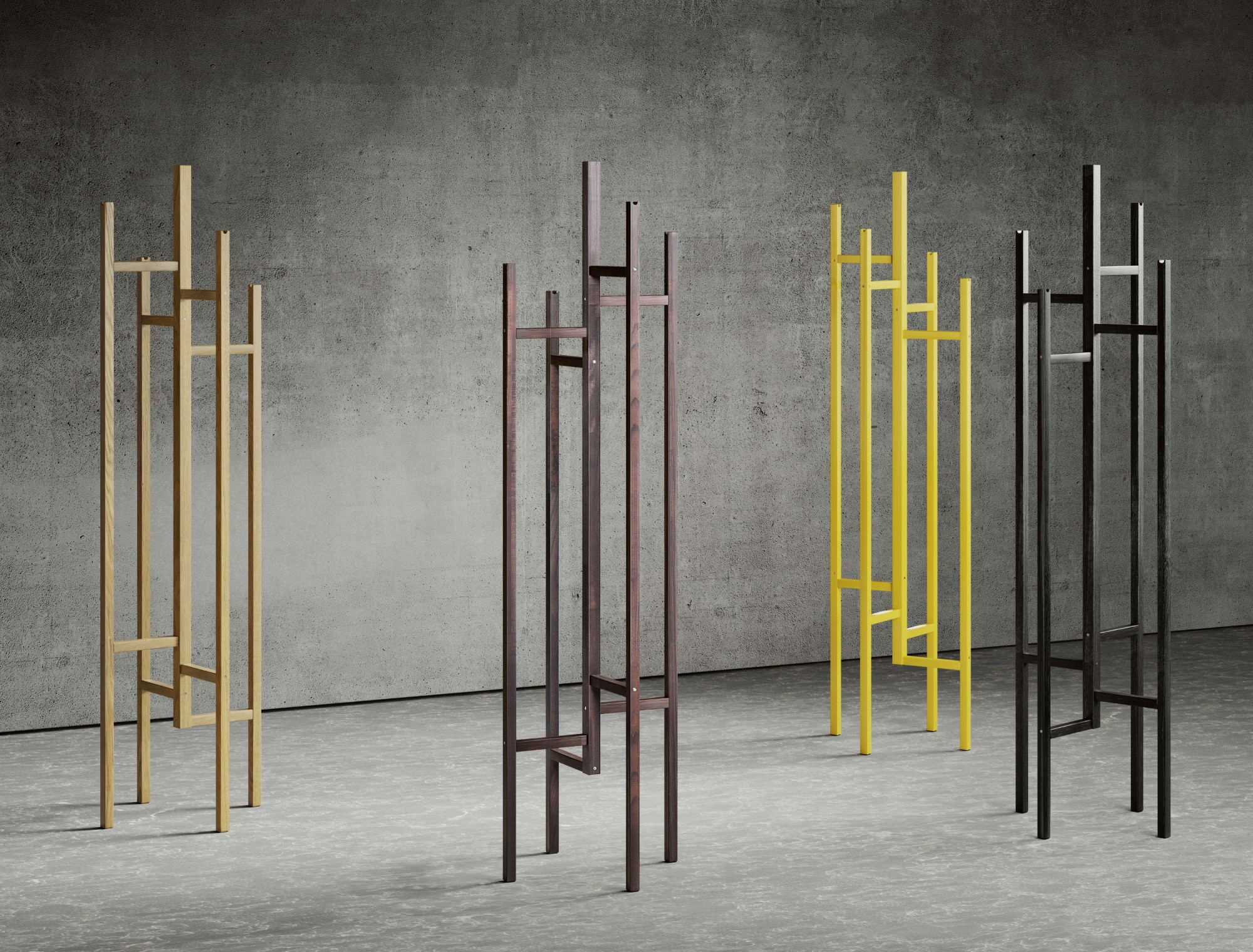 Woodman Garderobenständer »Eigen«, im skandinavian Design, aus keilverzinkter massiver Buche