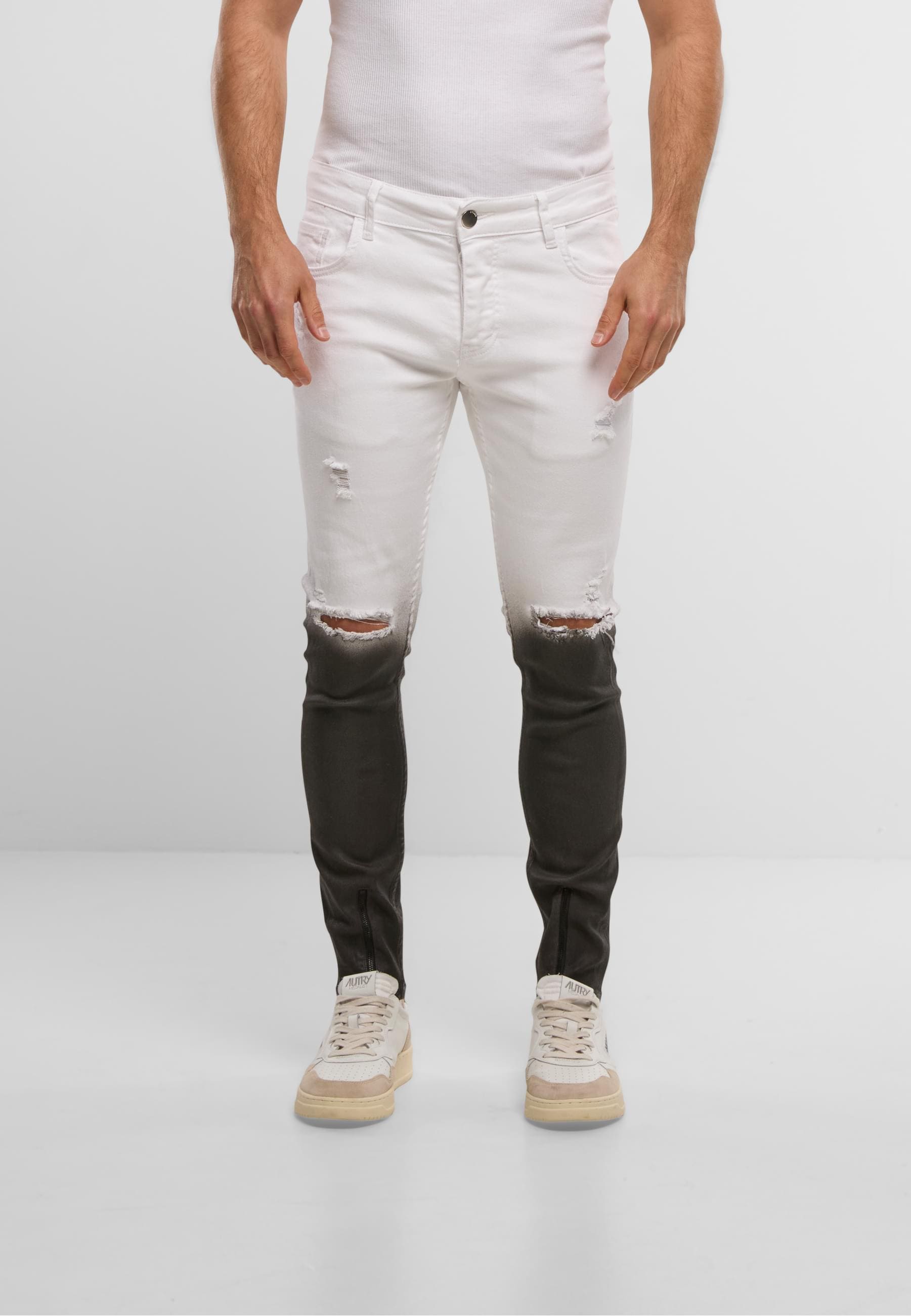 2Y Studios Bequeme Jeans »2Y Studios 2Y Destroyed Skinny Cropped Denim«