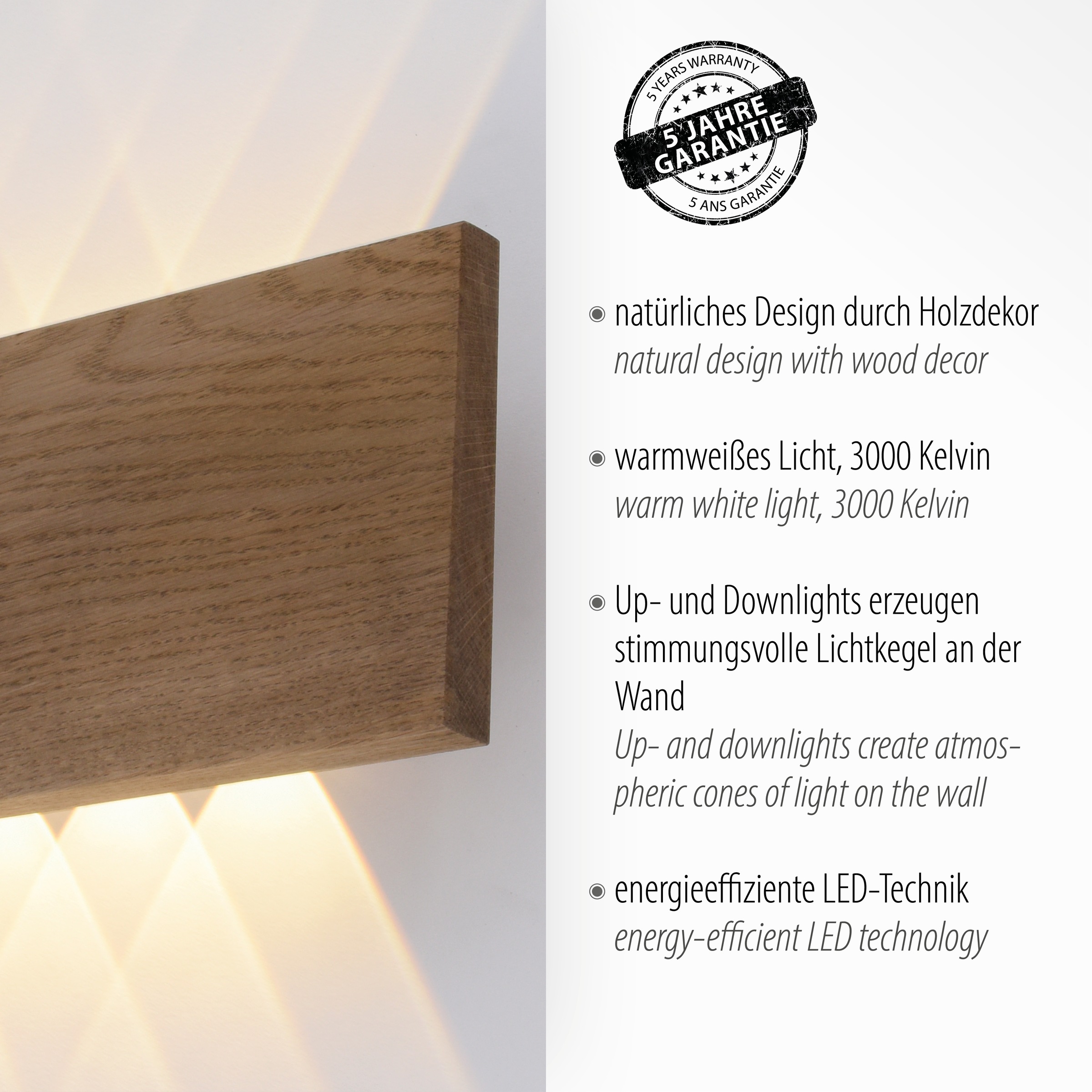 Paul Neuhaus Wandleuchte "PALMA", 10 flammig, LED günstig online kaufen