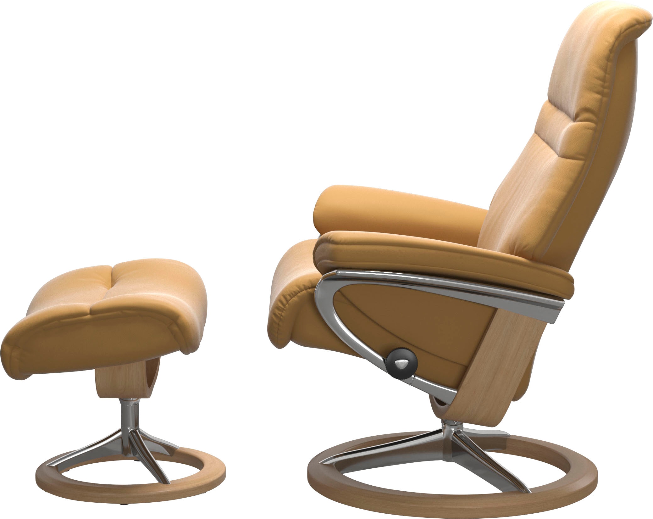 Stressless® Relaxsessel Gestell S, Hocker), Relaxsessel BAUR mit (Set, | mit Signature »Sunrise«, Größe bestellen Base, Eiche