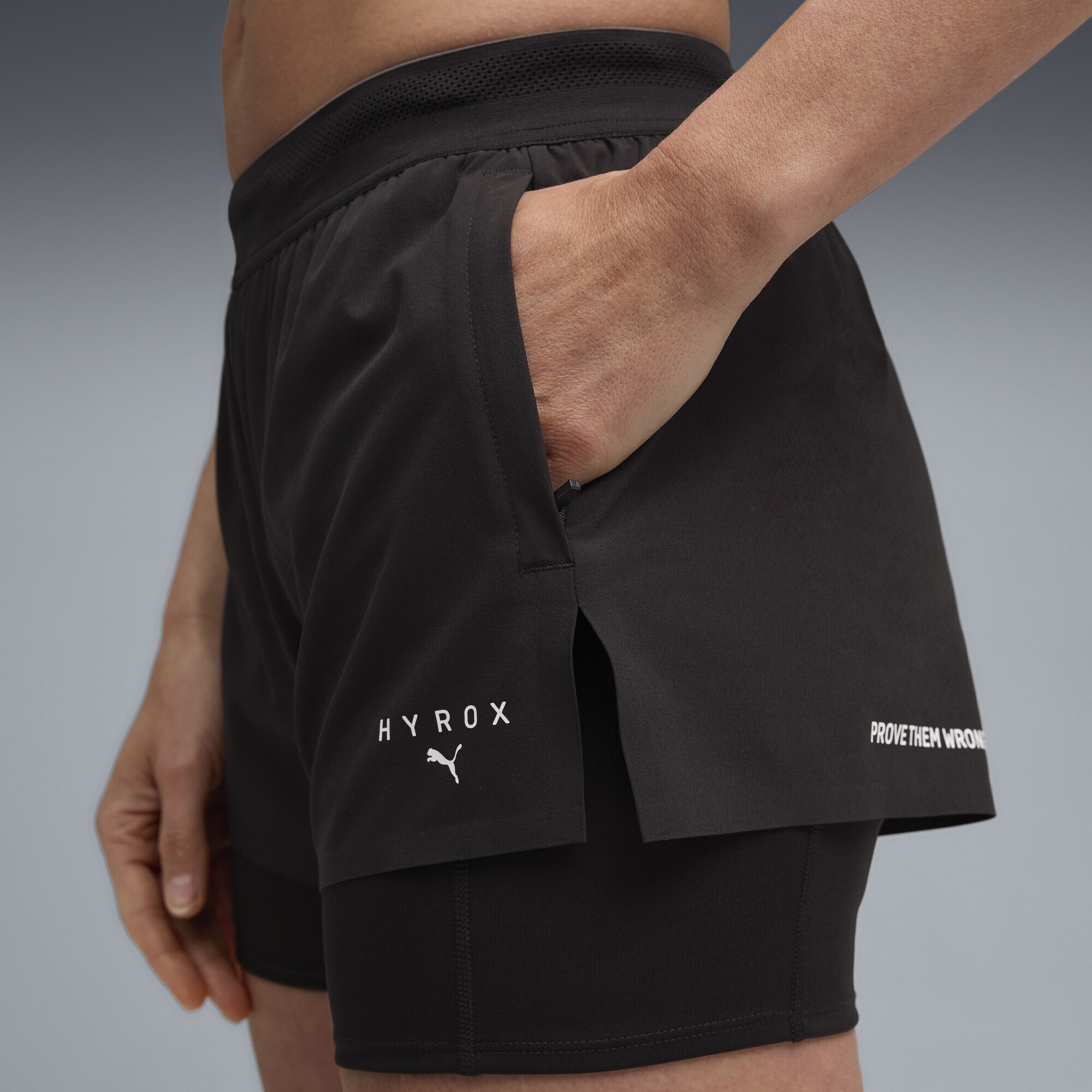 PUMA Trainingsshorts »PUMA x HYROX 2-in-1-Shorts Damen«