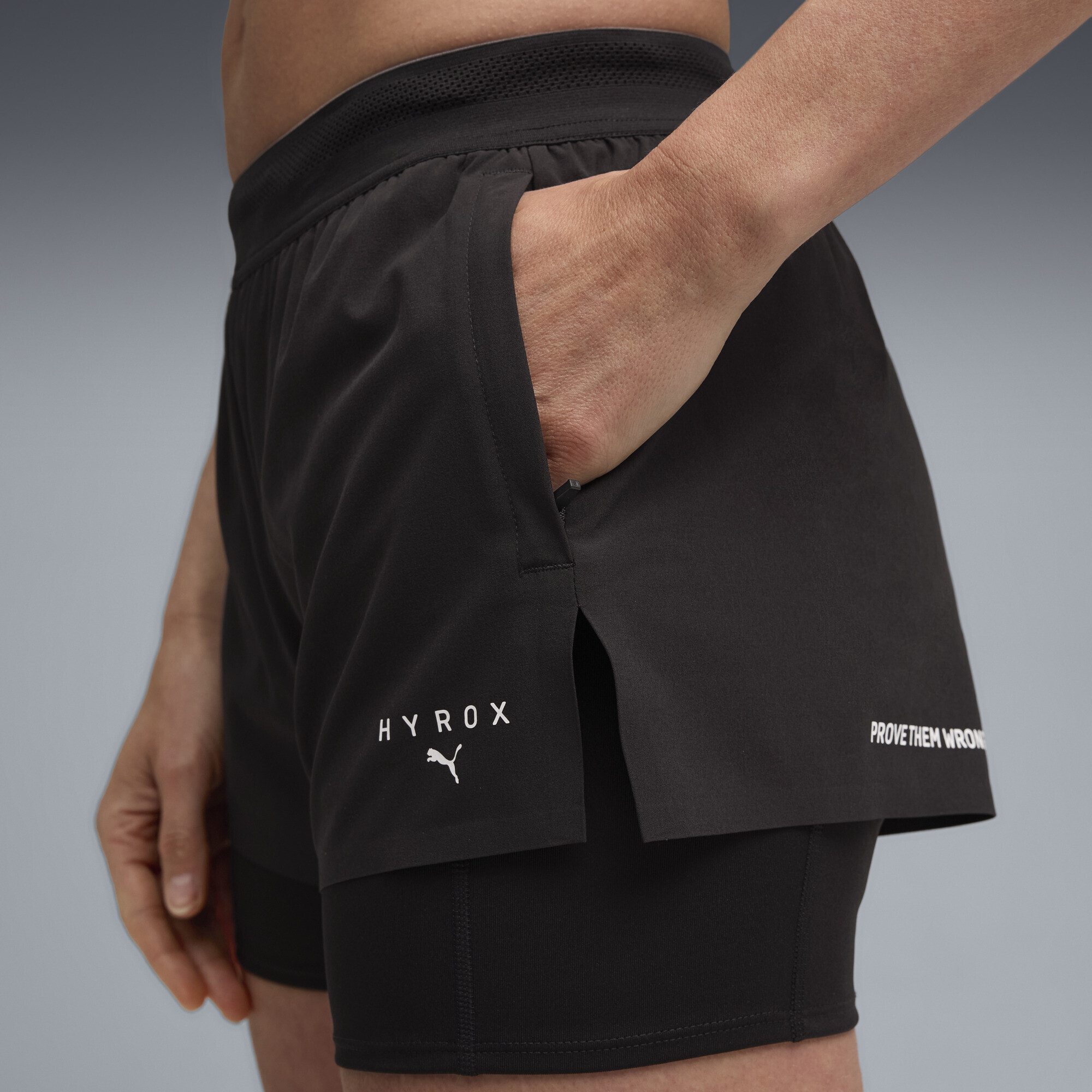 Thumbnail - PUMA Trainingsshorts "PUMA x HYROX 2-in-1-Shorts Damen"