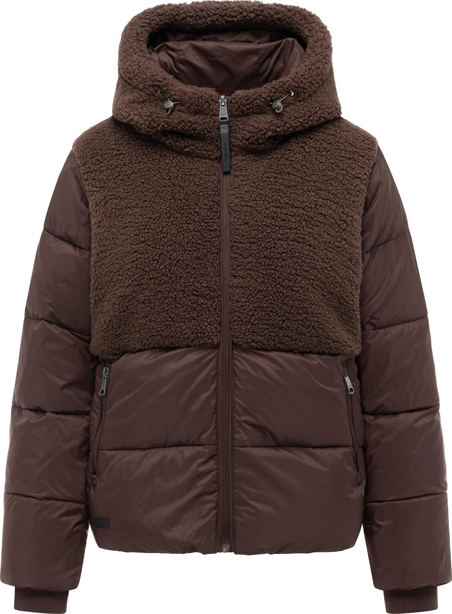 Ragwear Winterjacke »Patuff Y« mit Kapuze Winter Damen Steppjacke im Materialmix