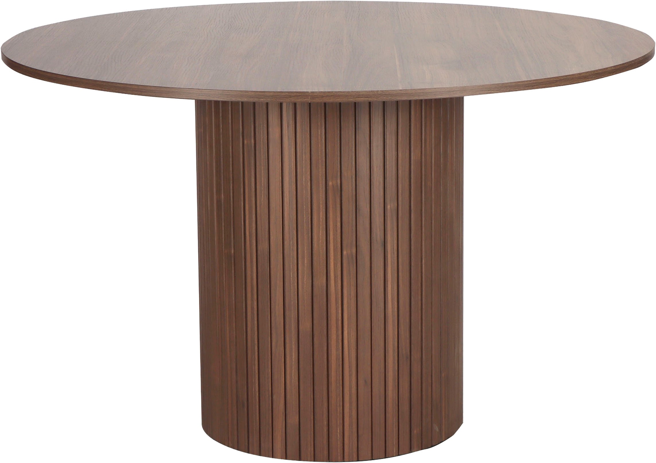 Home affaire Esstisch, Sockel mit Lamellendesign günstig online kaufen