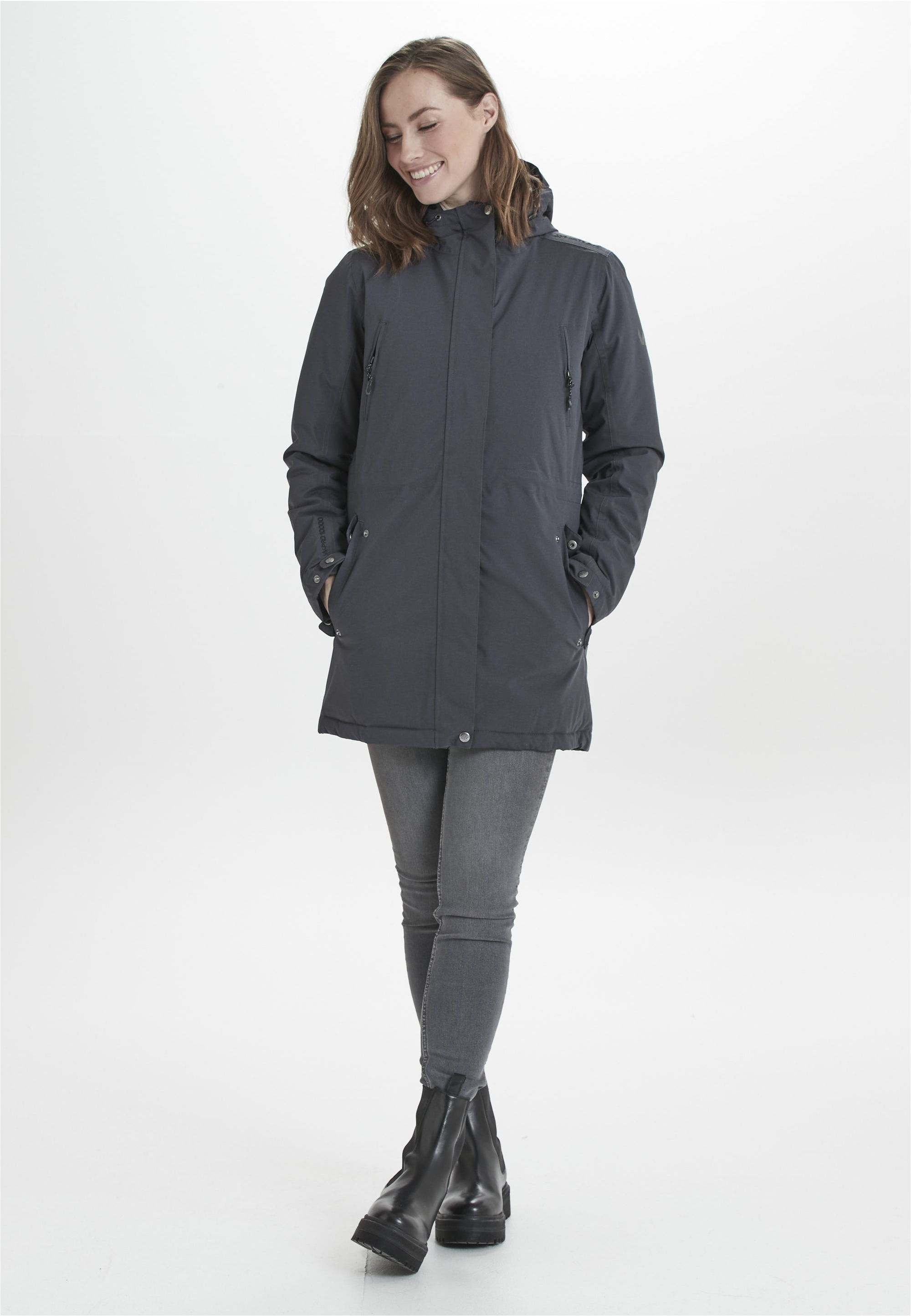 WHISTLER Parka »Basta W Long W-PRO 10000«, mit wasser- und winddichter Membran