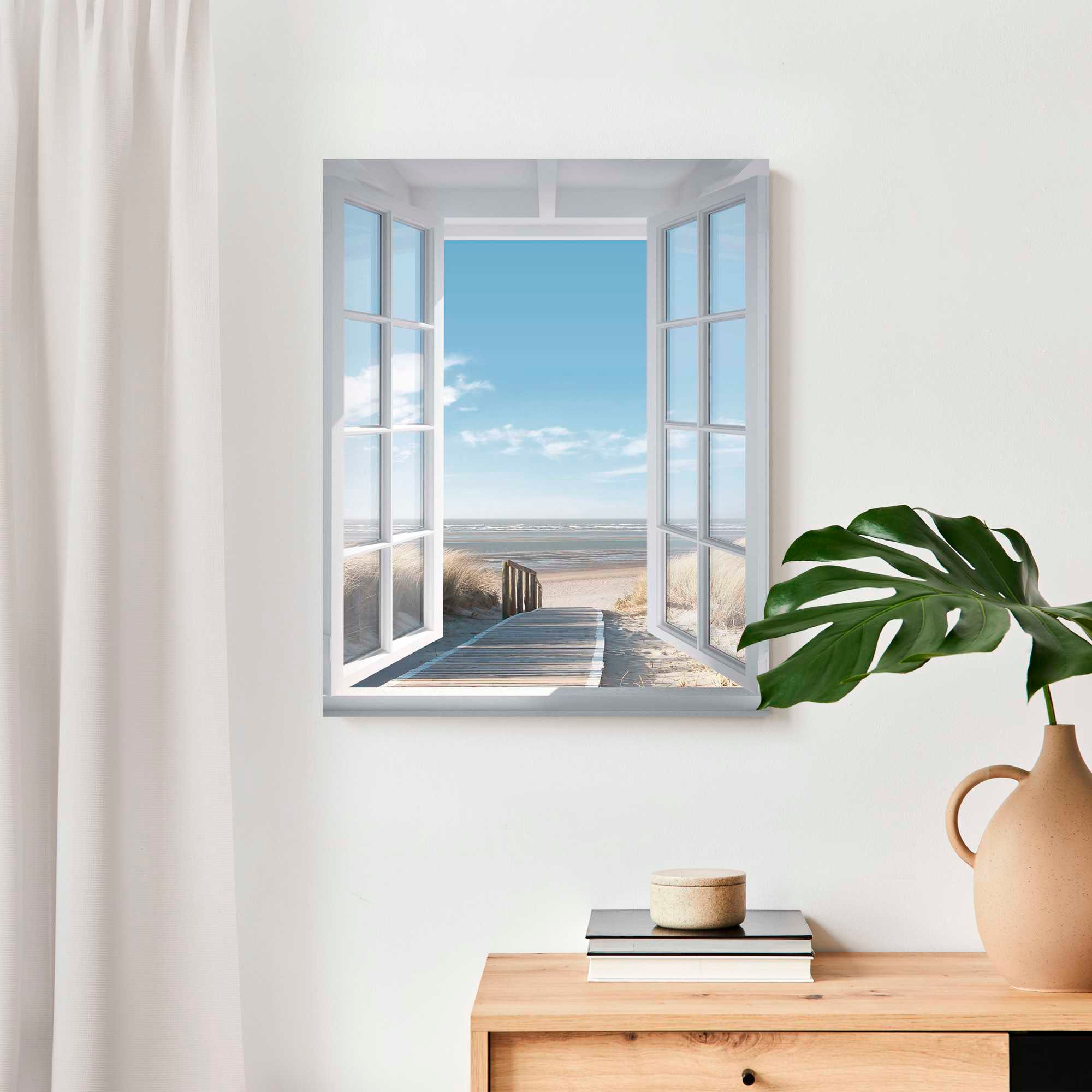 Reinders Deco-Panel "Fensterblick Nordsee" günstig online kaufen