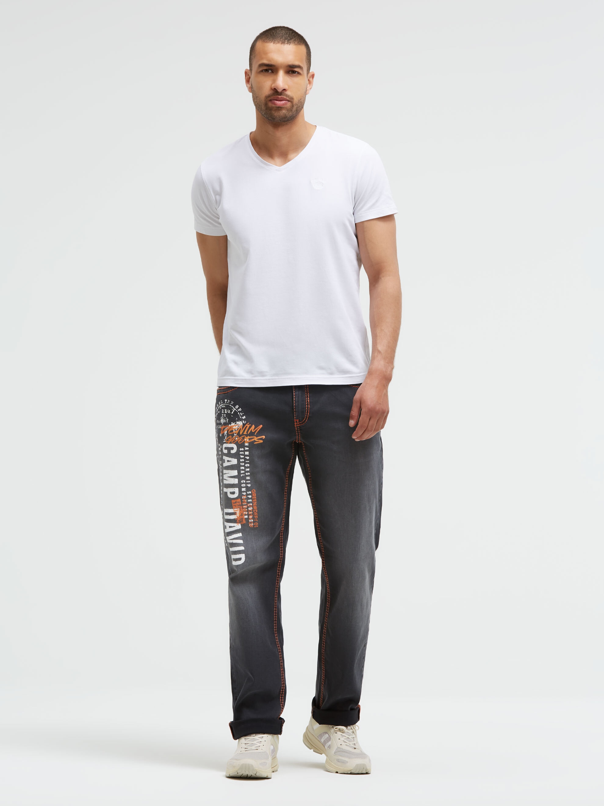 CAMP DAVID Comfort-fit-Jeans mit normaler Leibhöhe