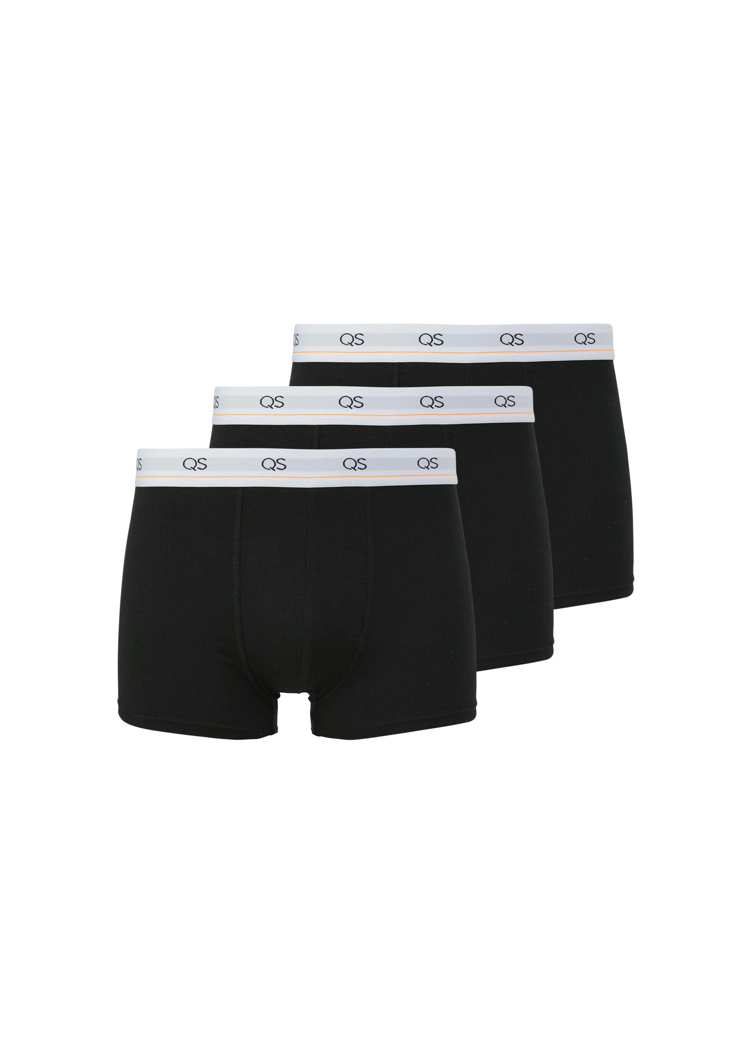 QS Boxershorts Packung, 3 Stk. mit Stretchanteil