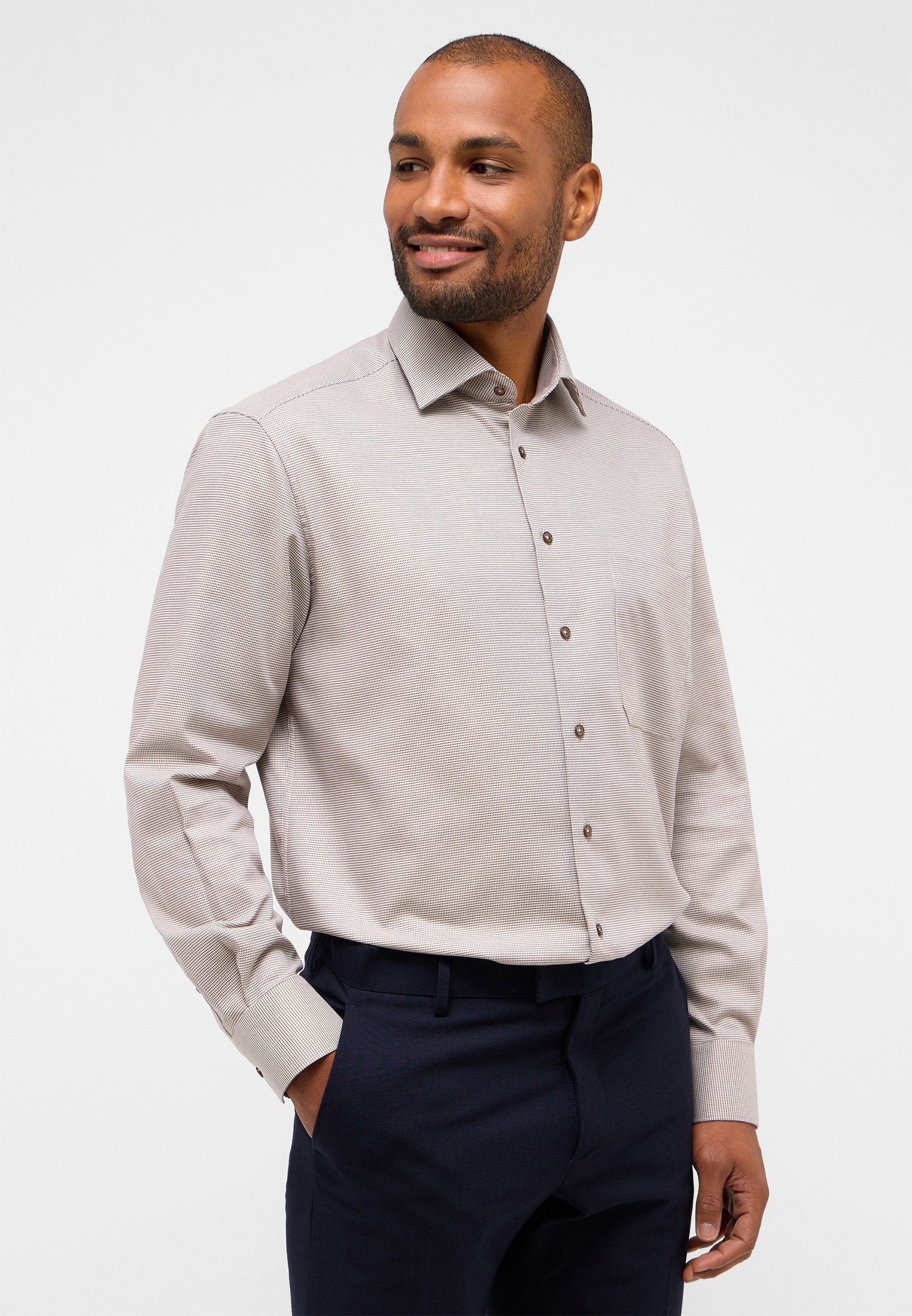 Eterna Langarmhemd "COMFORT FIT", NON IRON (bügelfrei) günstig online kaufen