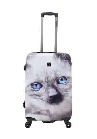 Saxoline ® Koffer »White Cat« su praktischen Tr...