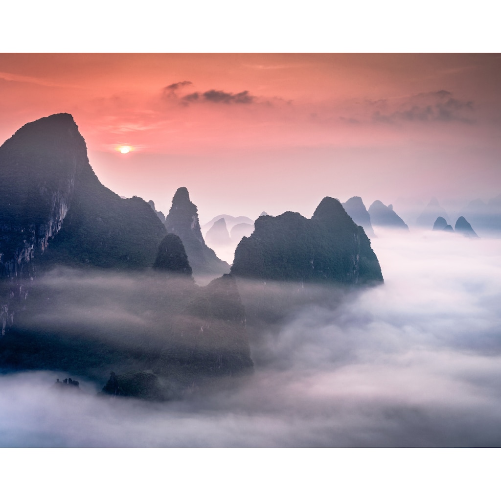 Papermoon Fototapete »Karst Mountains in Guilin China«